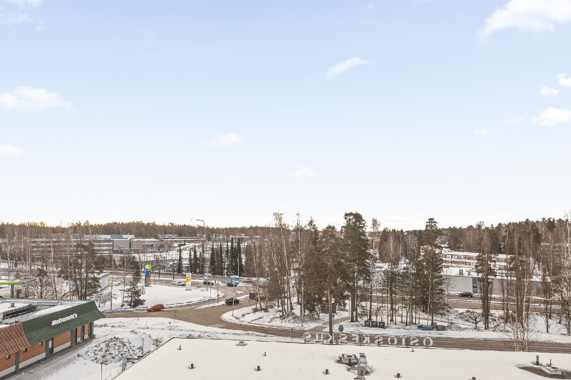 Hieno parvekenäkymä