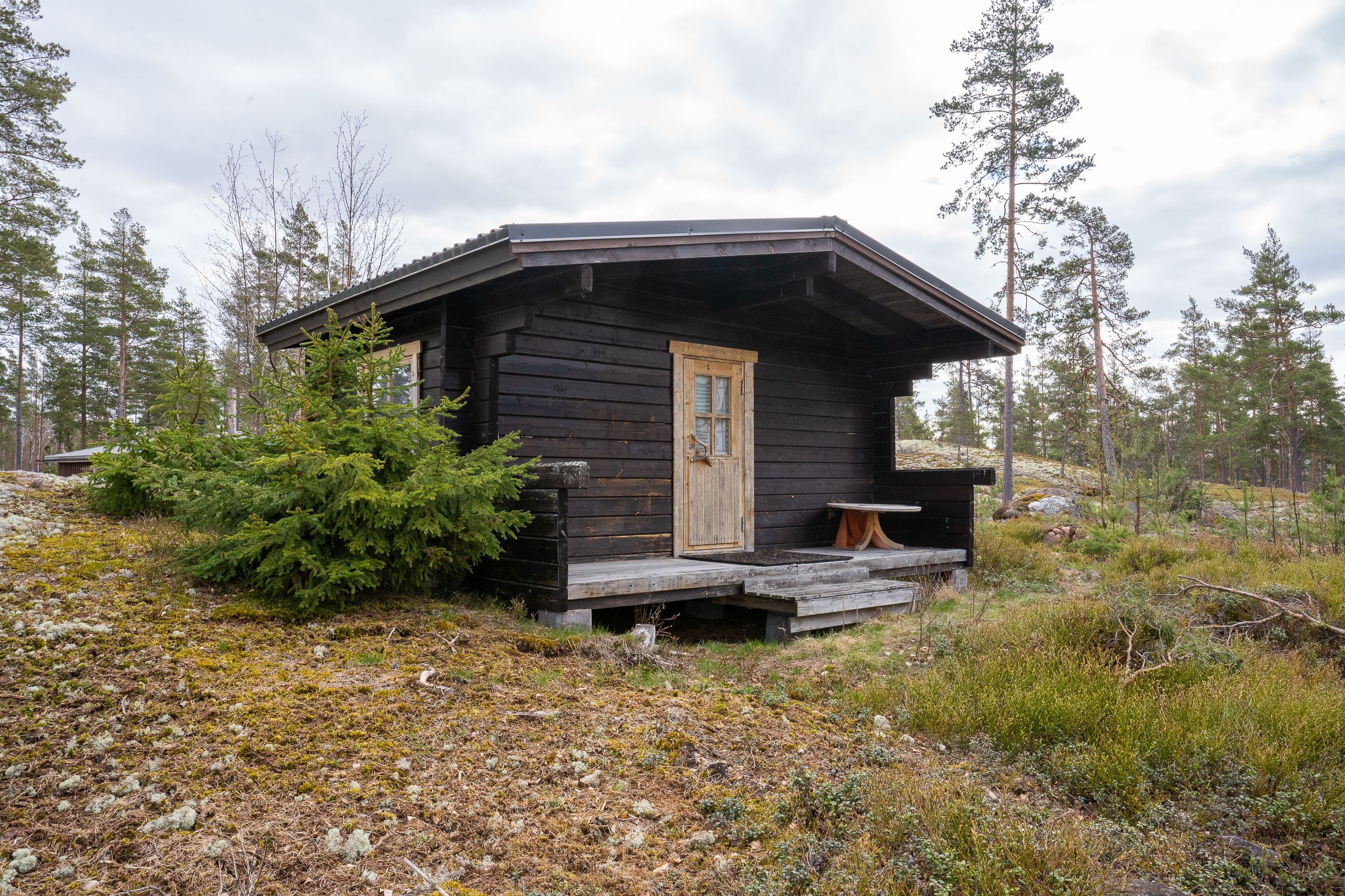 Vierasmökki keväällä