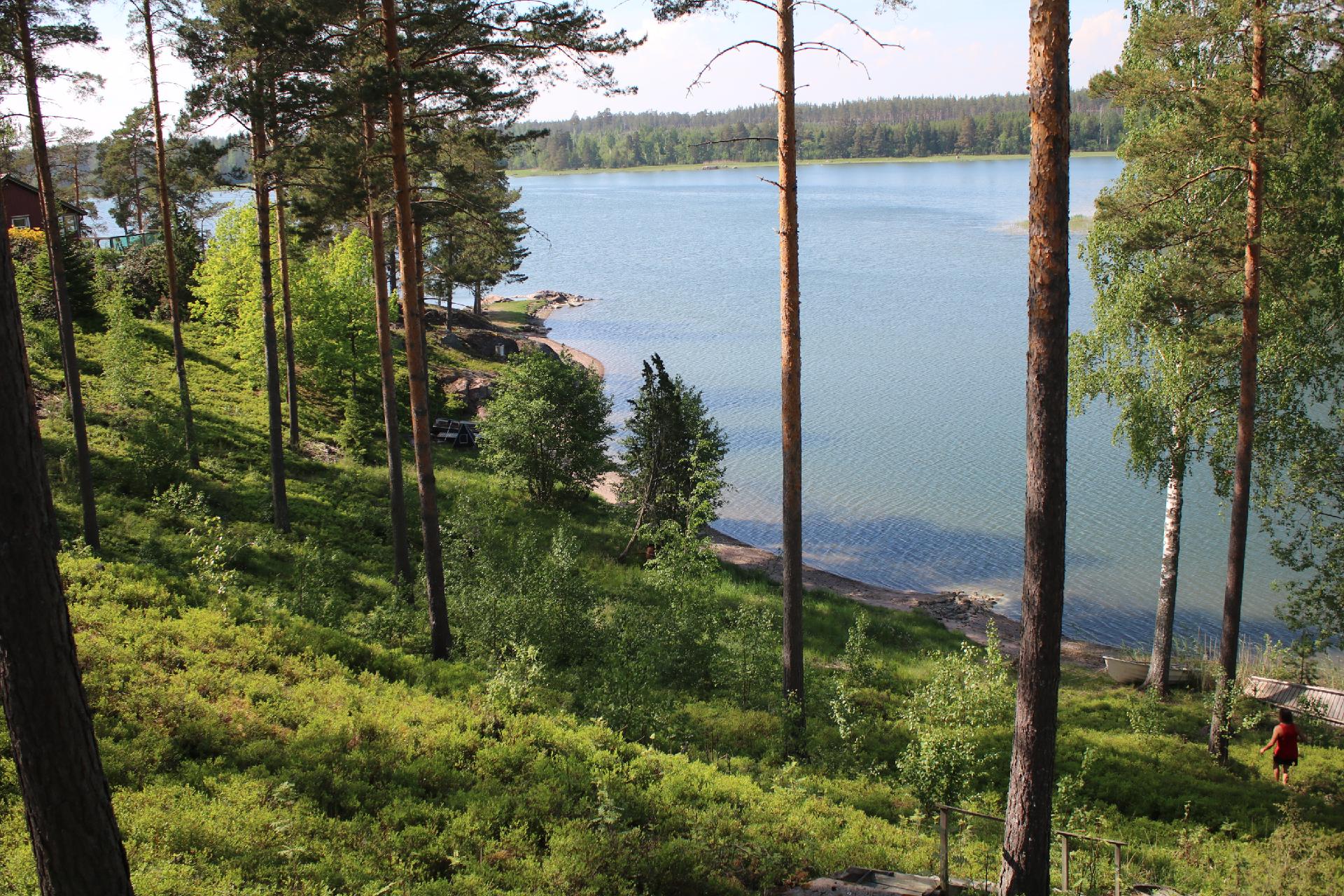 Näkymä saunan terassilta