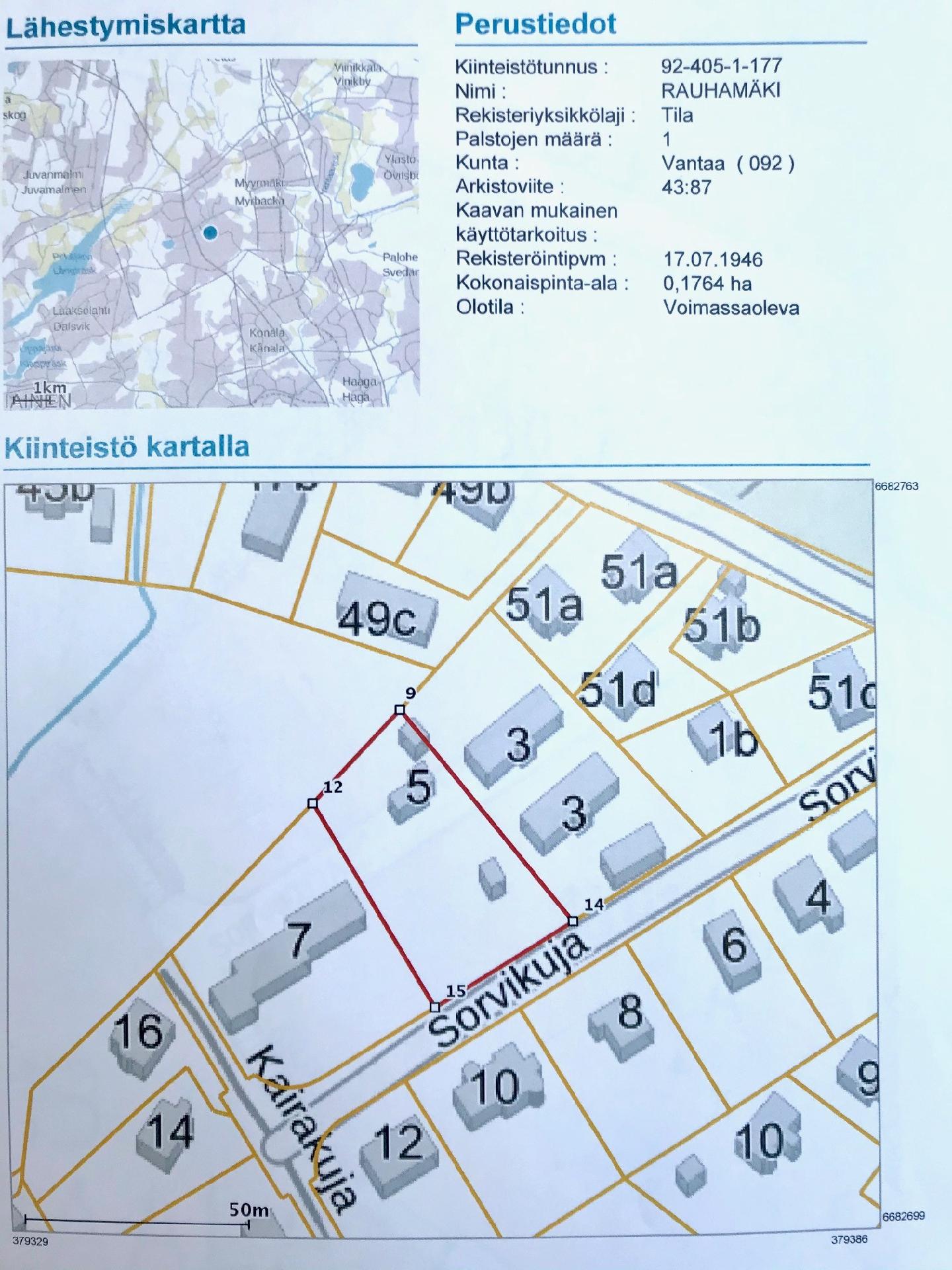 Sorvikuja 5, Vapaala, Vantaa