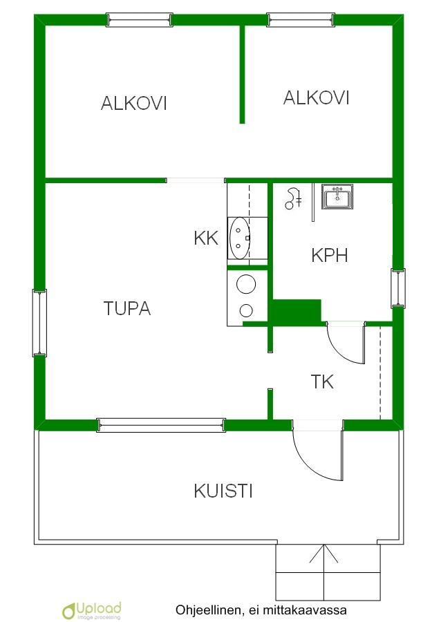 Asunnon pohjakuva