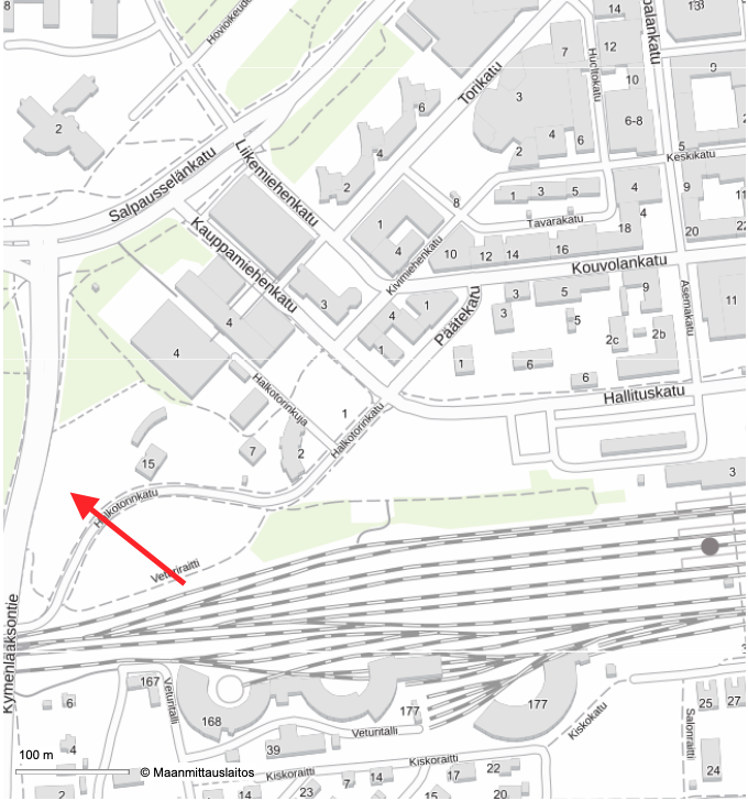 Halkotorinkatu 23, Keskusta, Kouvola