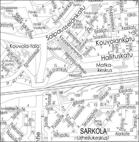 Halkotorinkatu 0, Keskusta, Kouvola