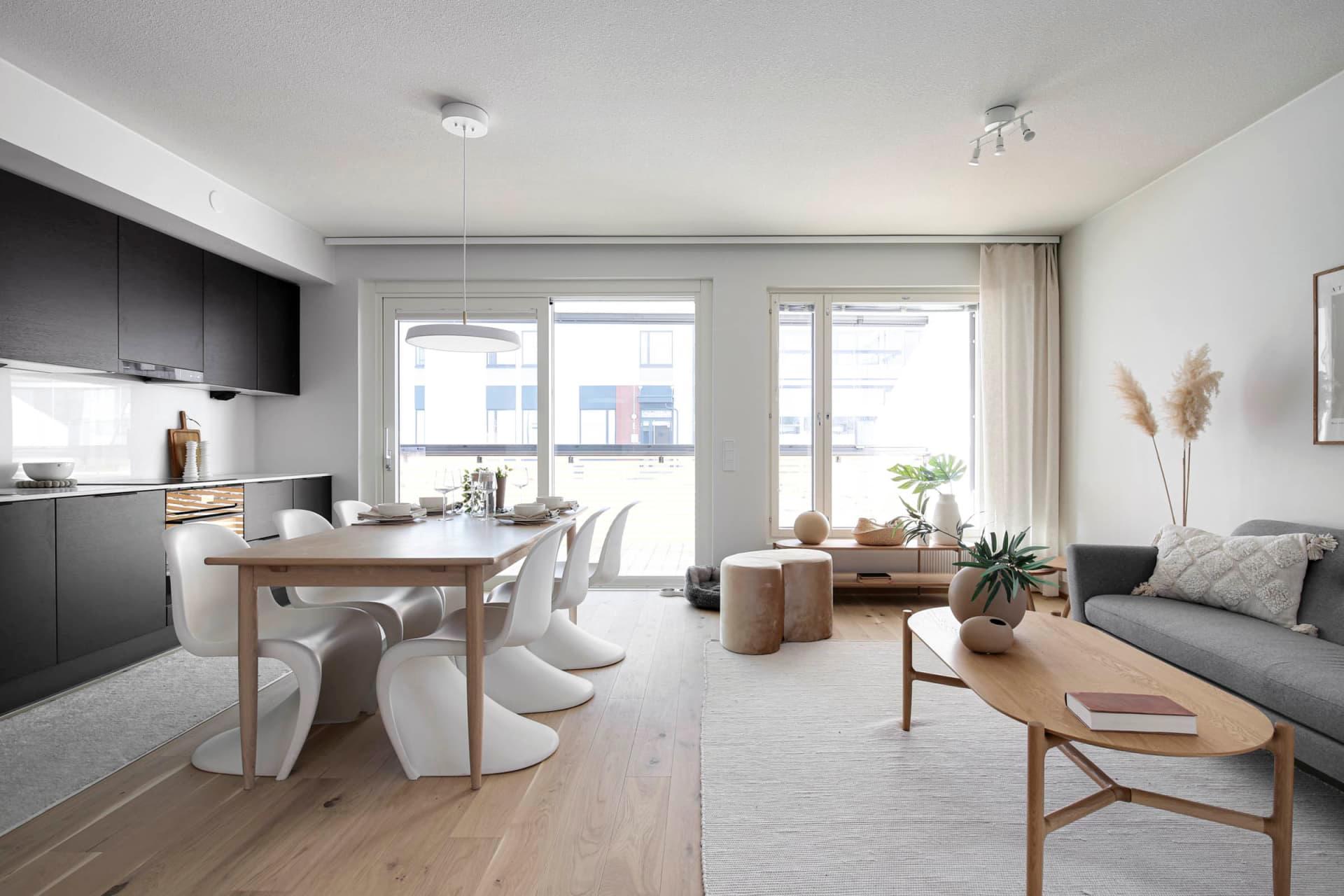 Stailattu malliasunto B3, 3h,+kt+s, 81 m², 2/6. krs,