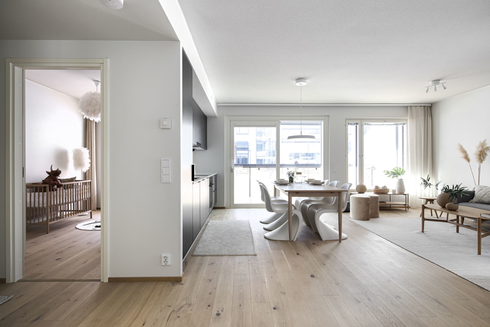 Stailattu malliasunto B3, 3h,+kt+s, 81 m², 2/6. krs