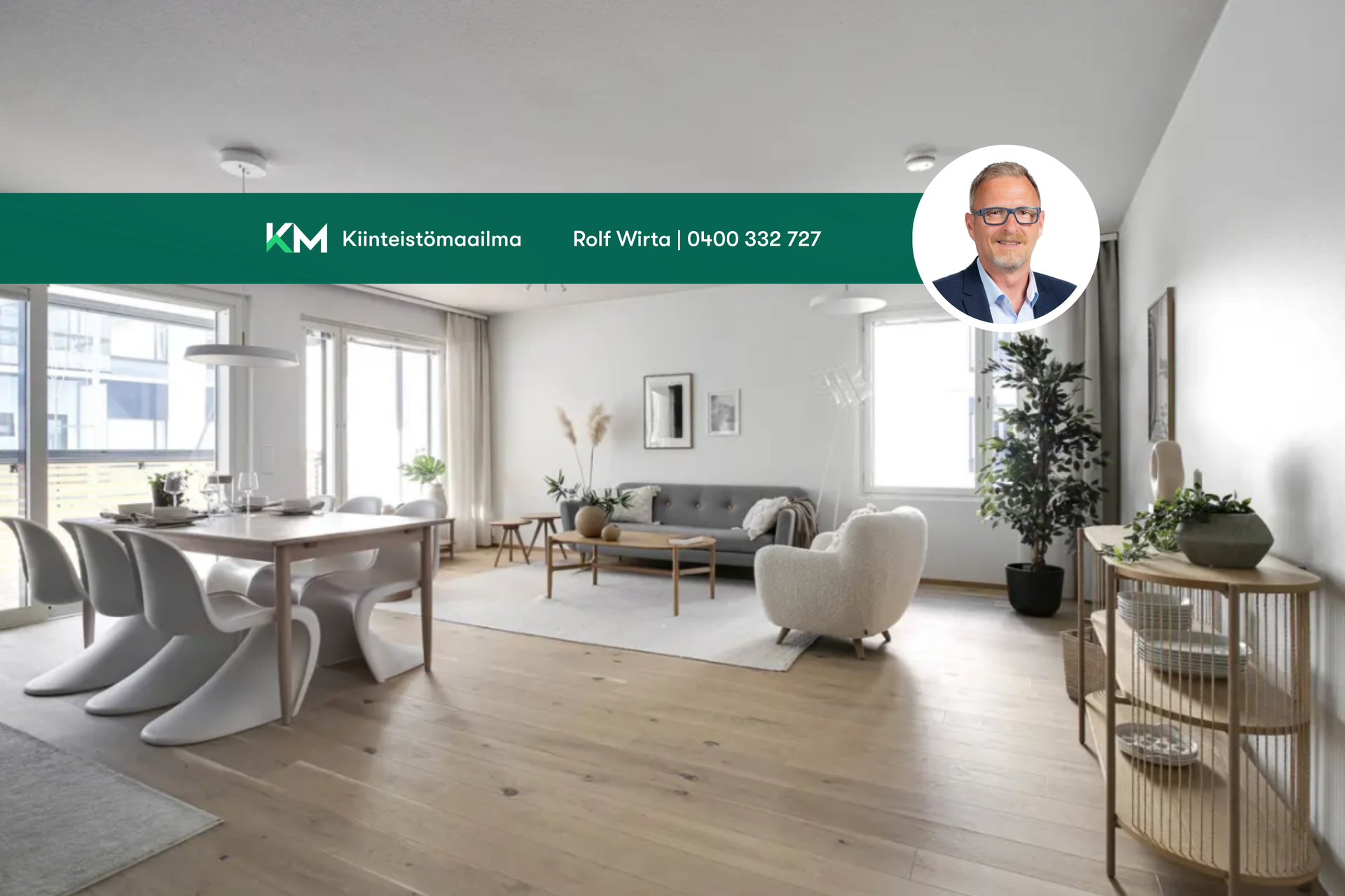 Stailattu malliasunto B3, 3h,+kt+s, 81 m², 2/6. krs,