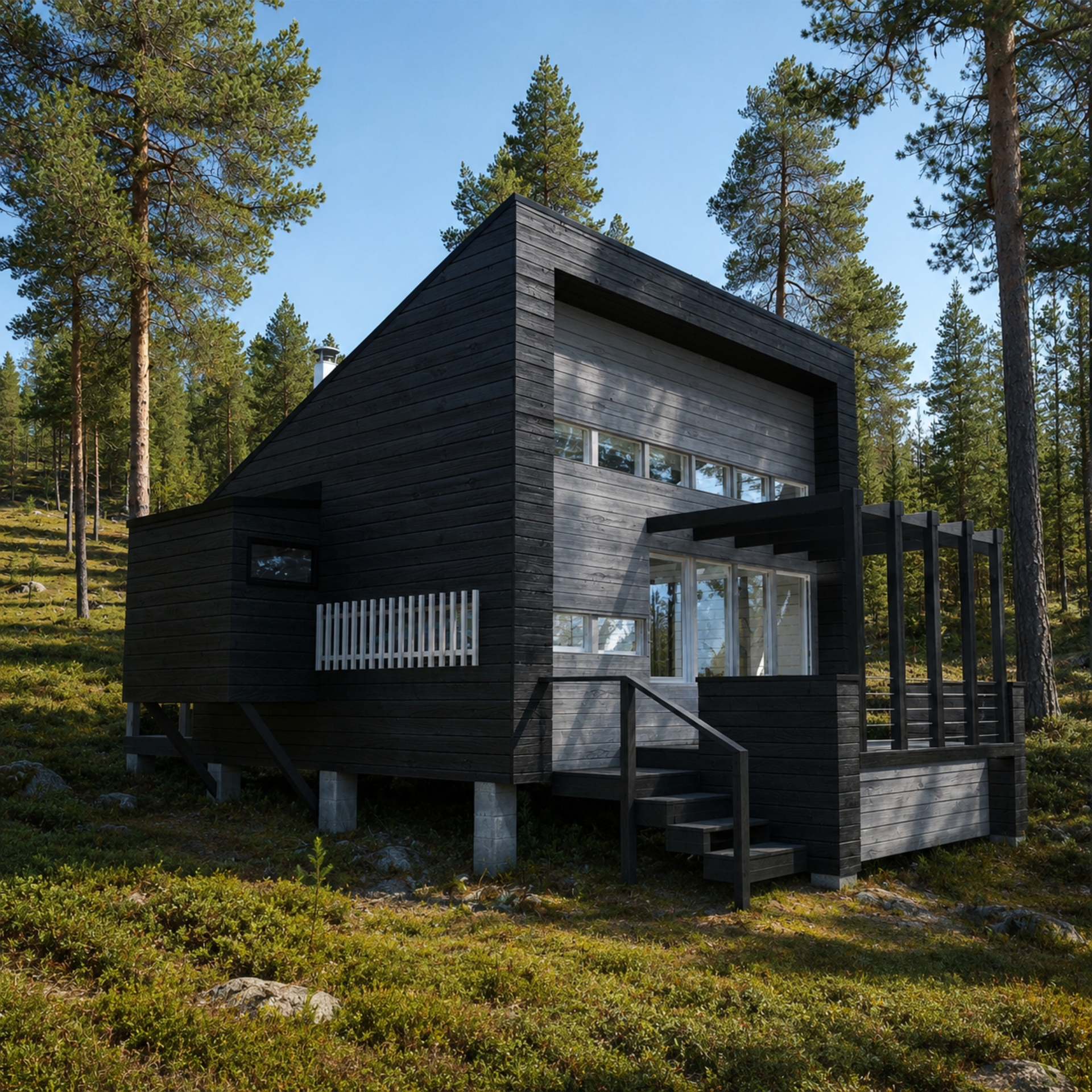 3D havainnekuva mikäli rakennus olisi valmis (kuvaa käsitelty tietokoneella).