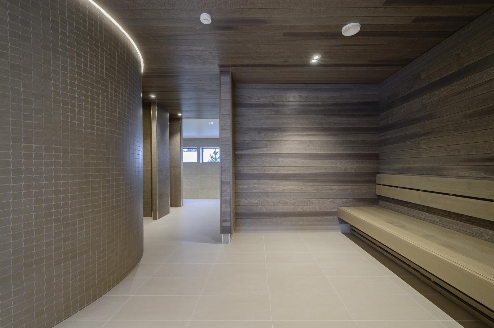 Saunaosasto - pukeutumistila