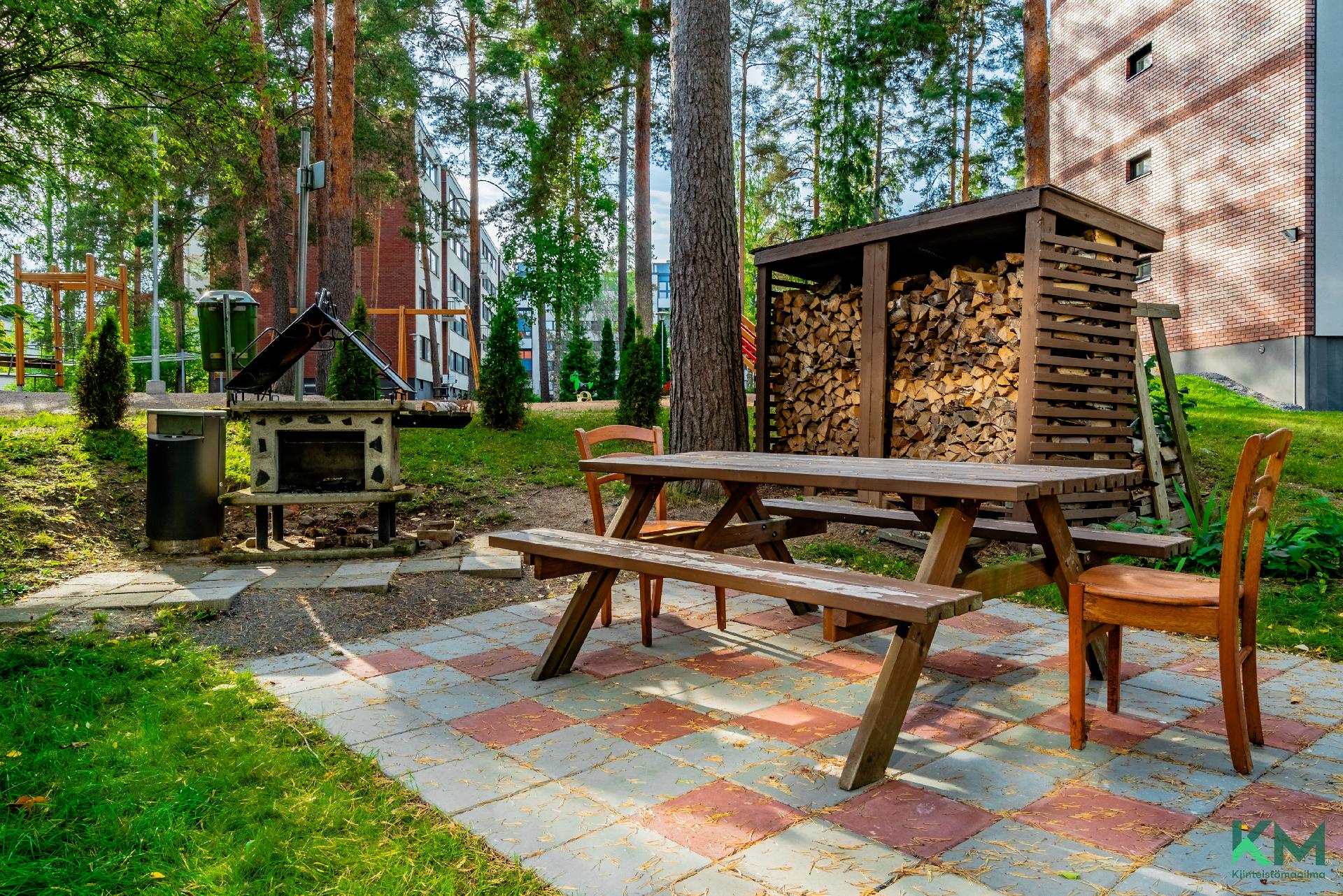 Asukkaille grillipaikka