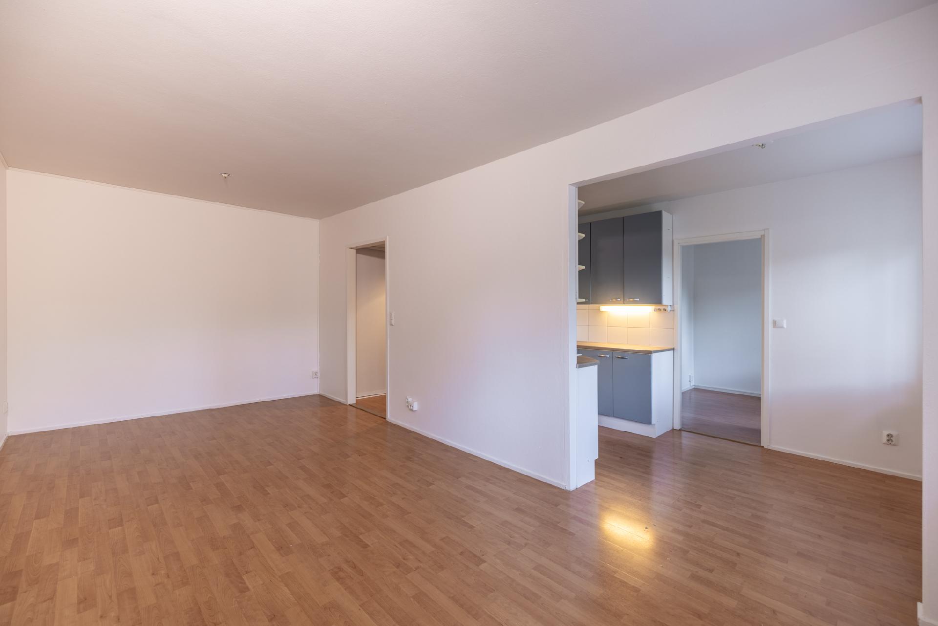 Olohuoneesta käynti keittiöön