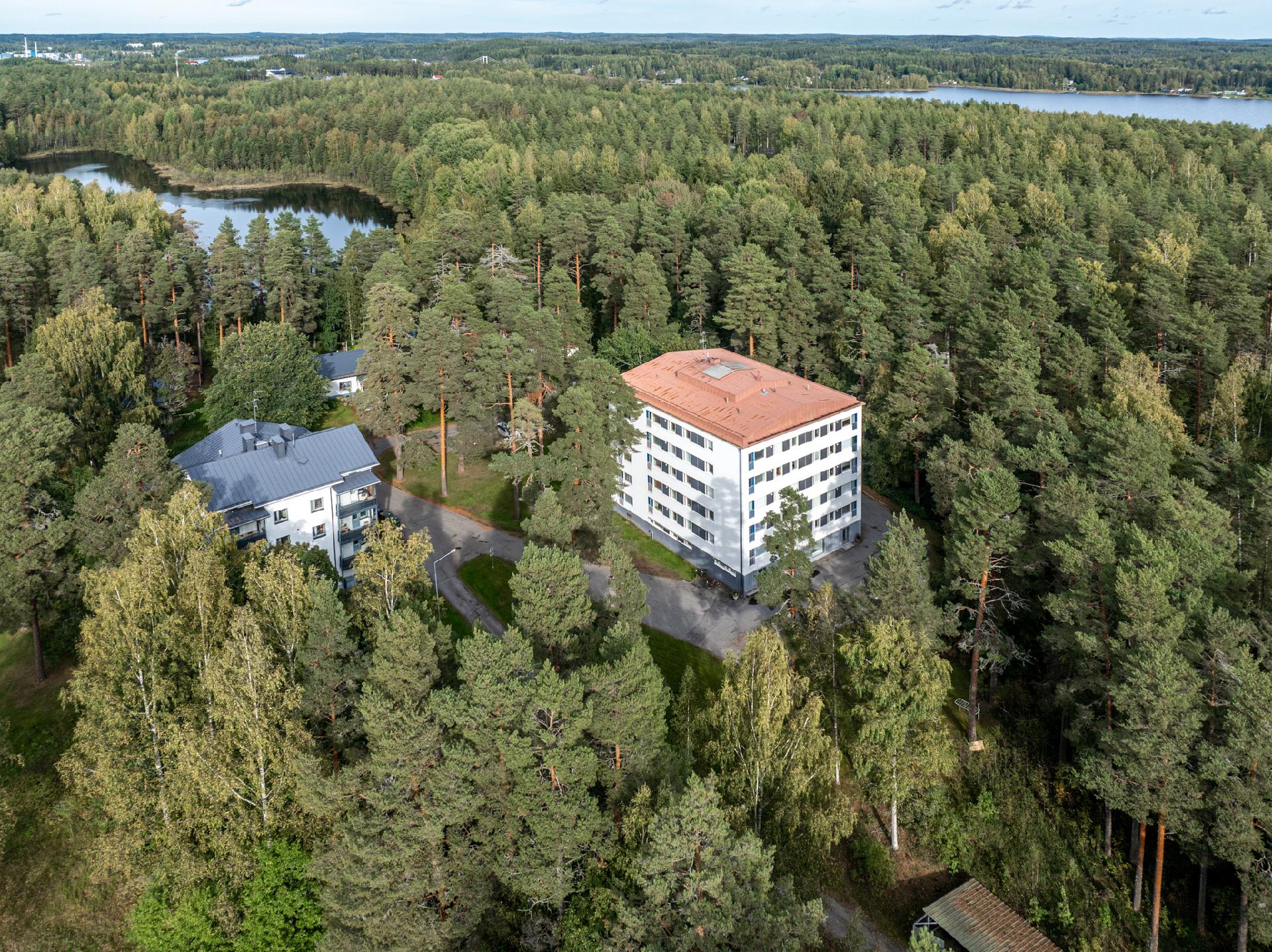 Vehreä ja luonnonläheinen ympäristö