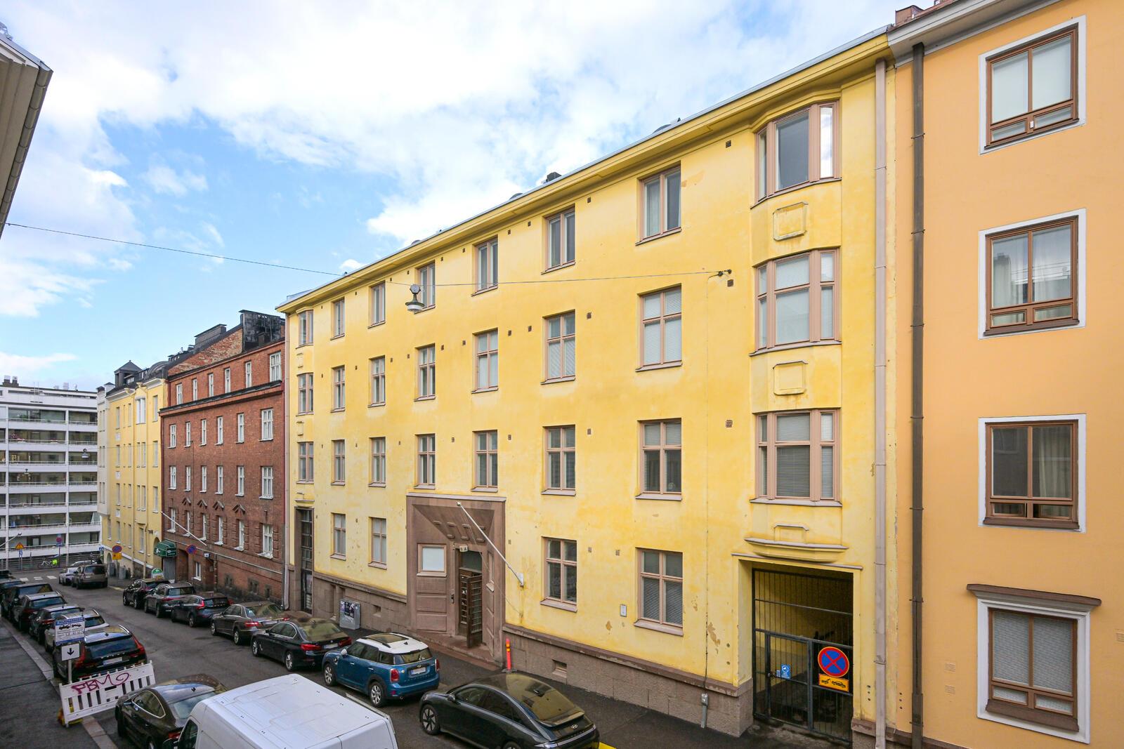 Näkymää Jääkärinkadulta