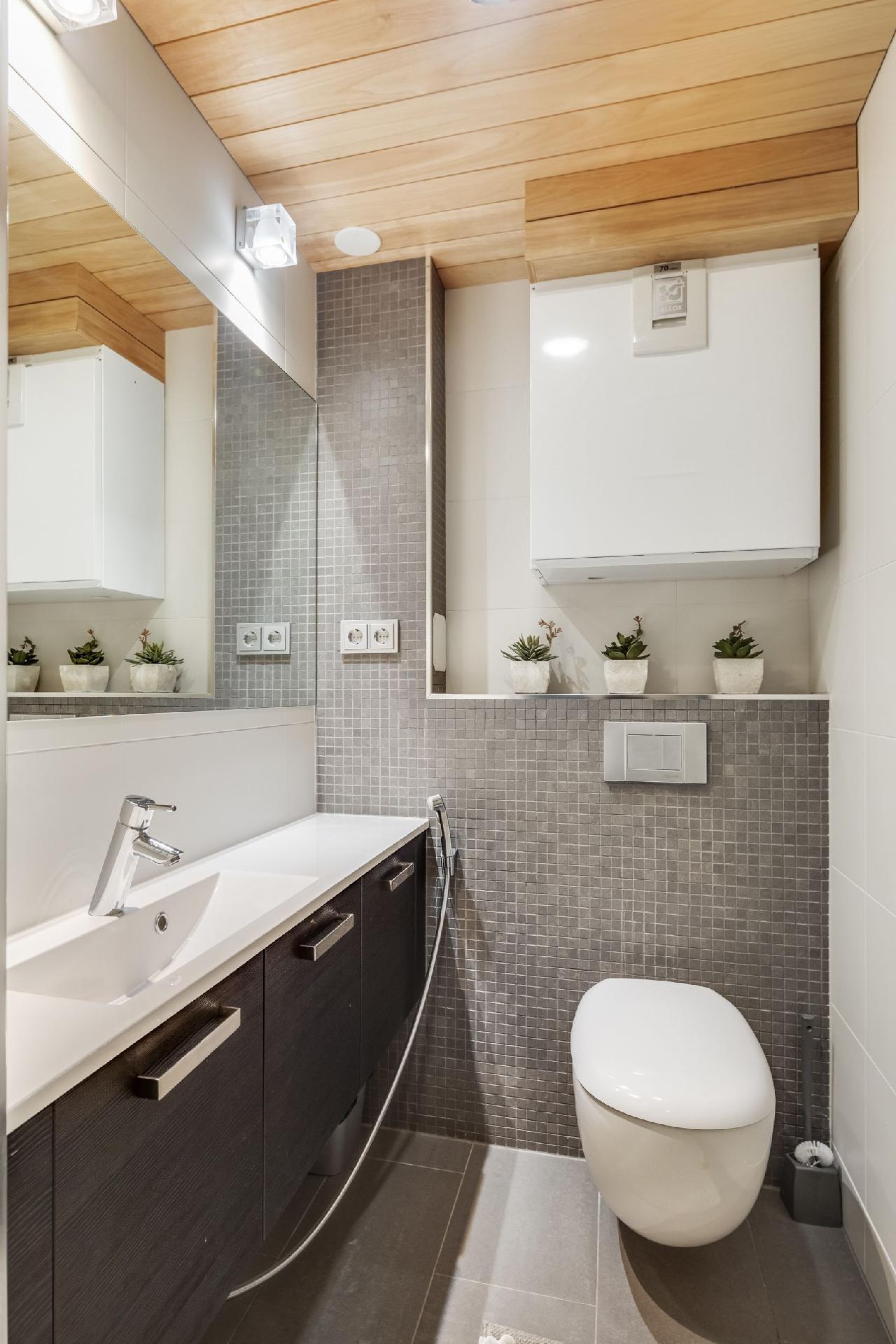 Saunarakennuksen erillinen wc