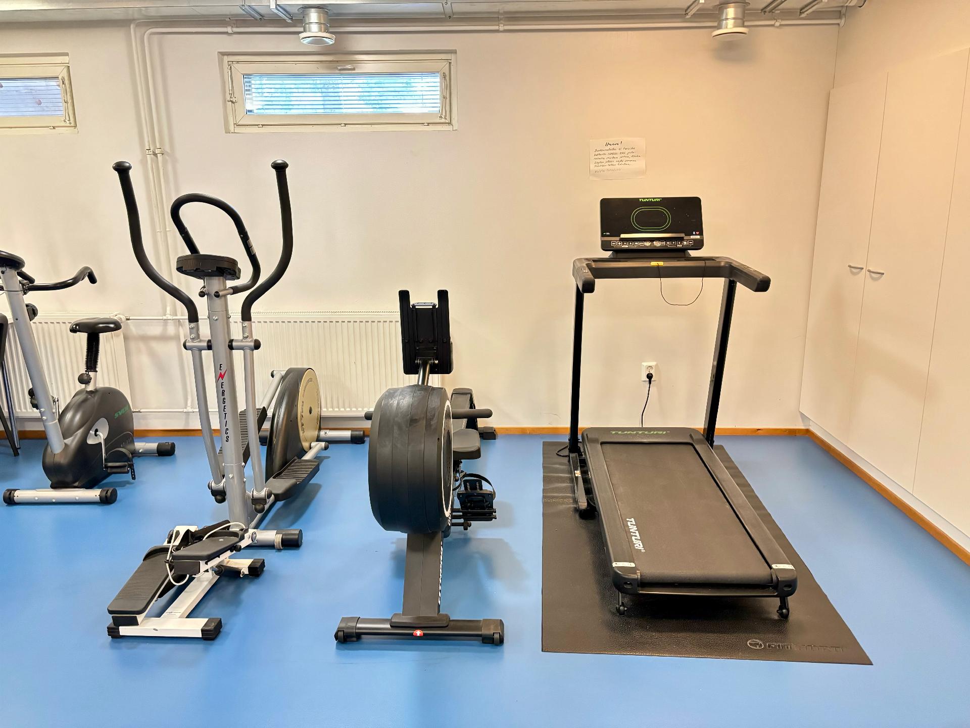 Asukkaiden käytössa oleva kuntoilutila