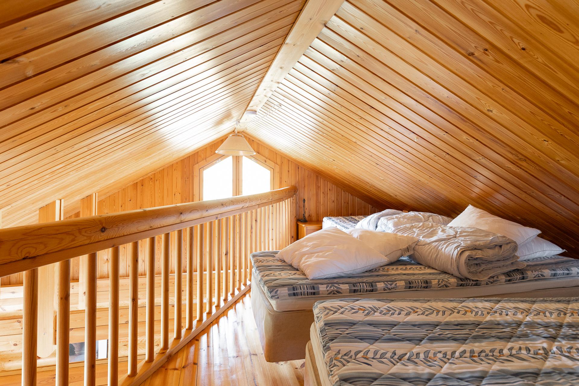 yläkerran nukkumatilaa