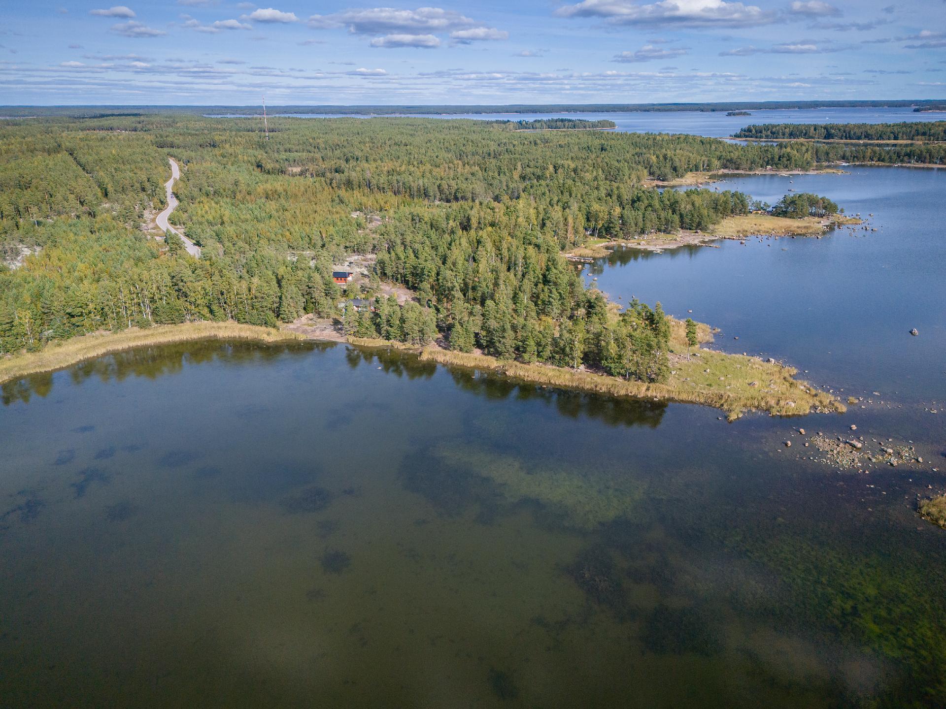 Koko niemi ilmasta nähtynä