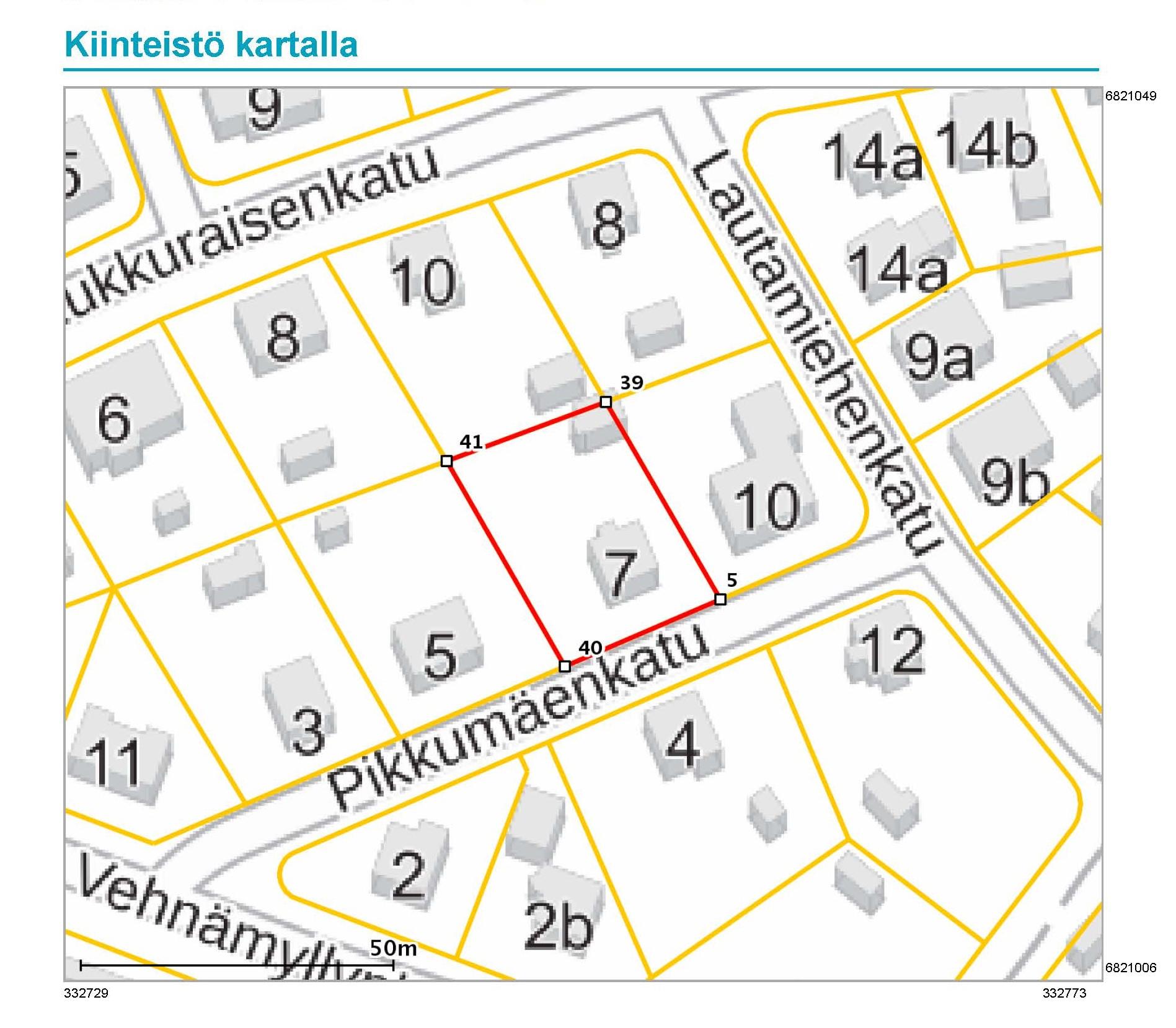 Asunnon pohjakuva