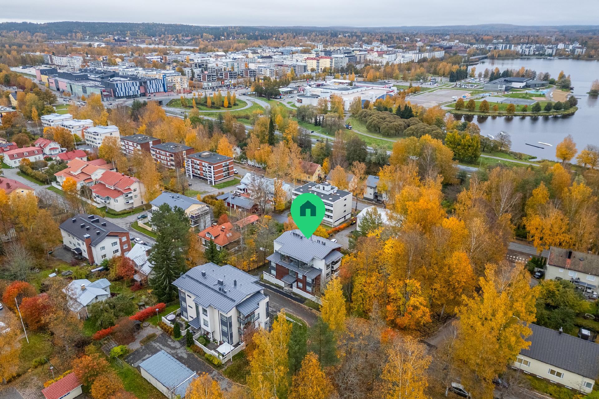 Yläilmoista kuvattuna