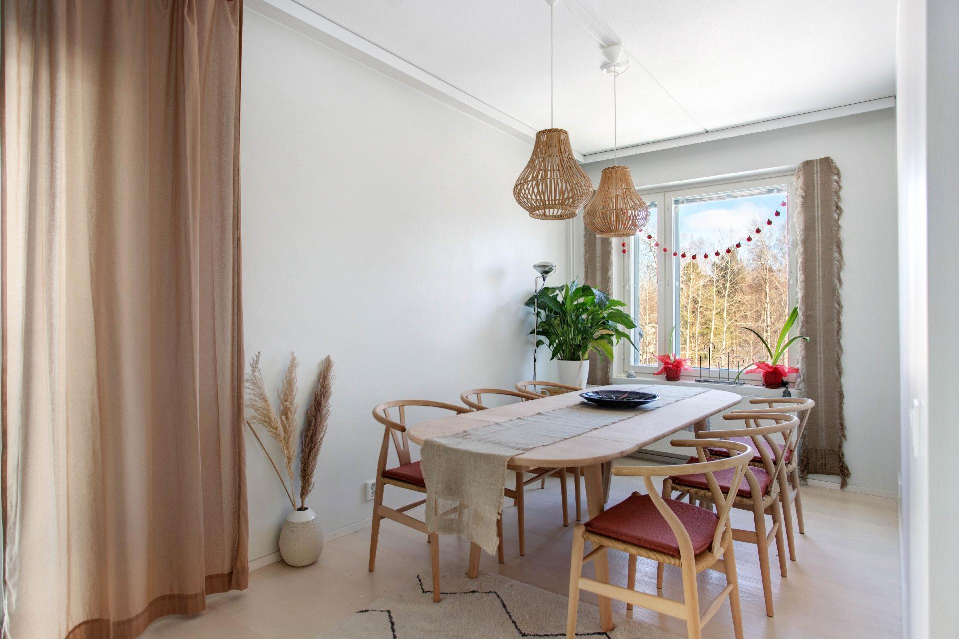 Ruokailutila, voit muuntaa huoneeksi