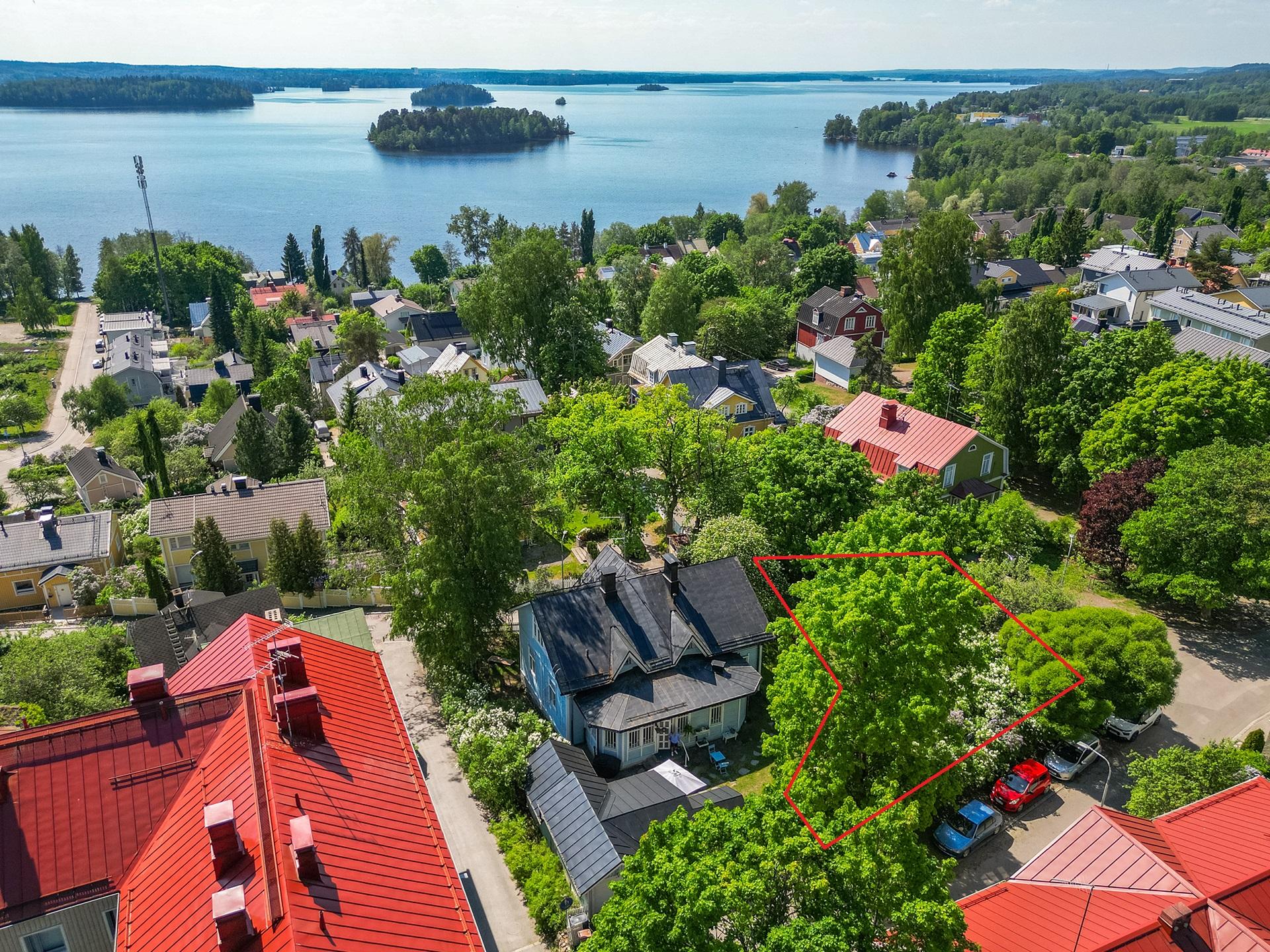 Määräosan alue suuntaa antavasti rajattuna