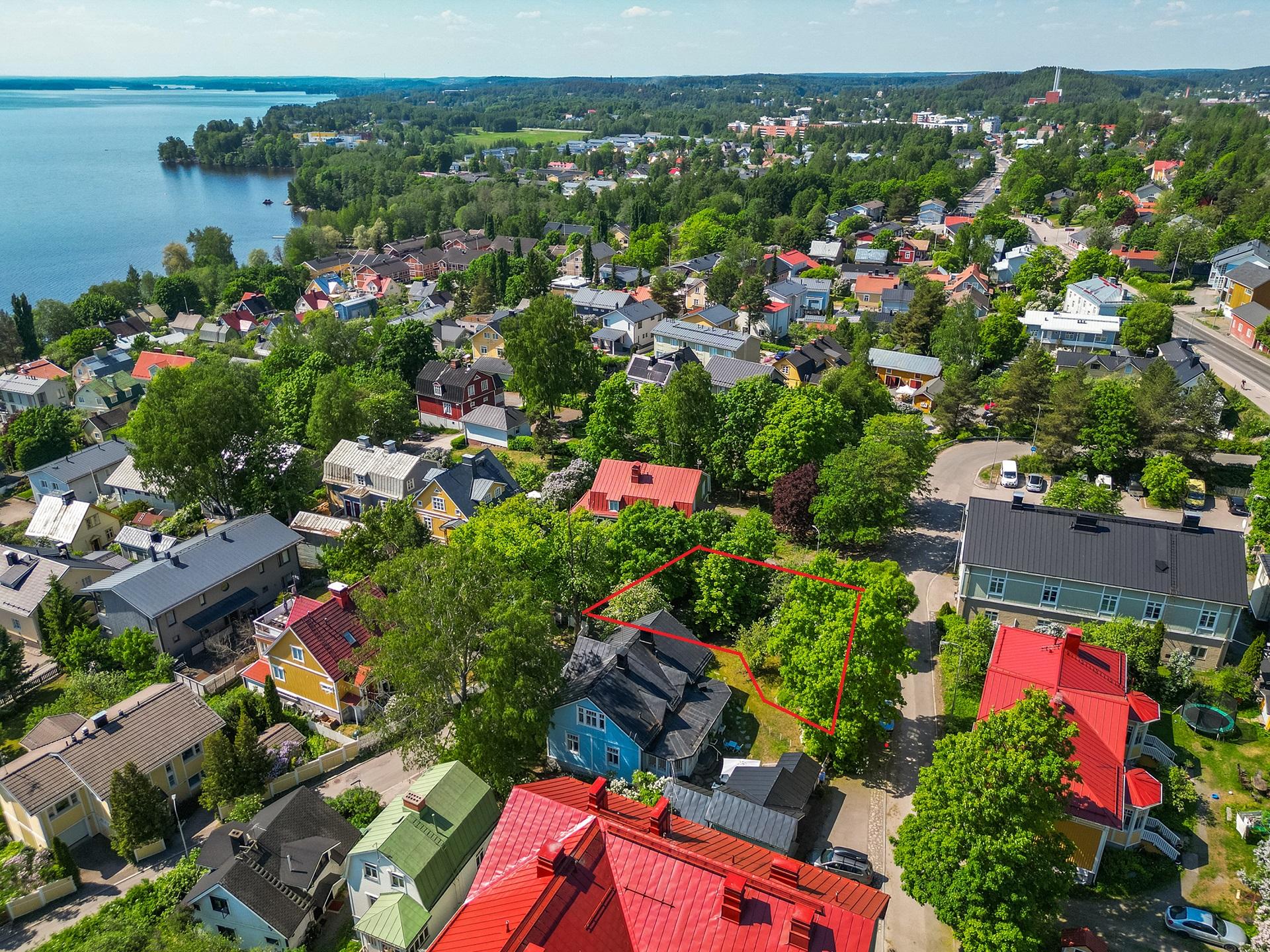 Määräosan alue suuntaa antavasti rajattuna