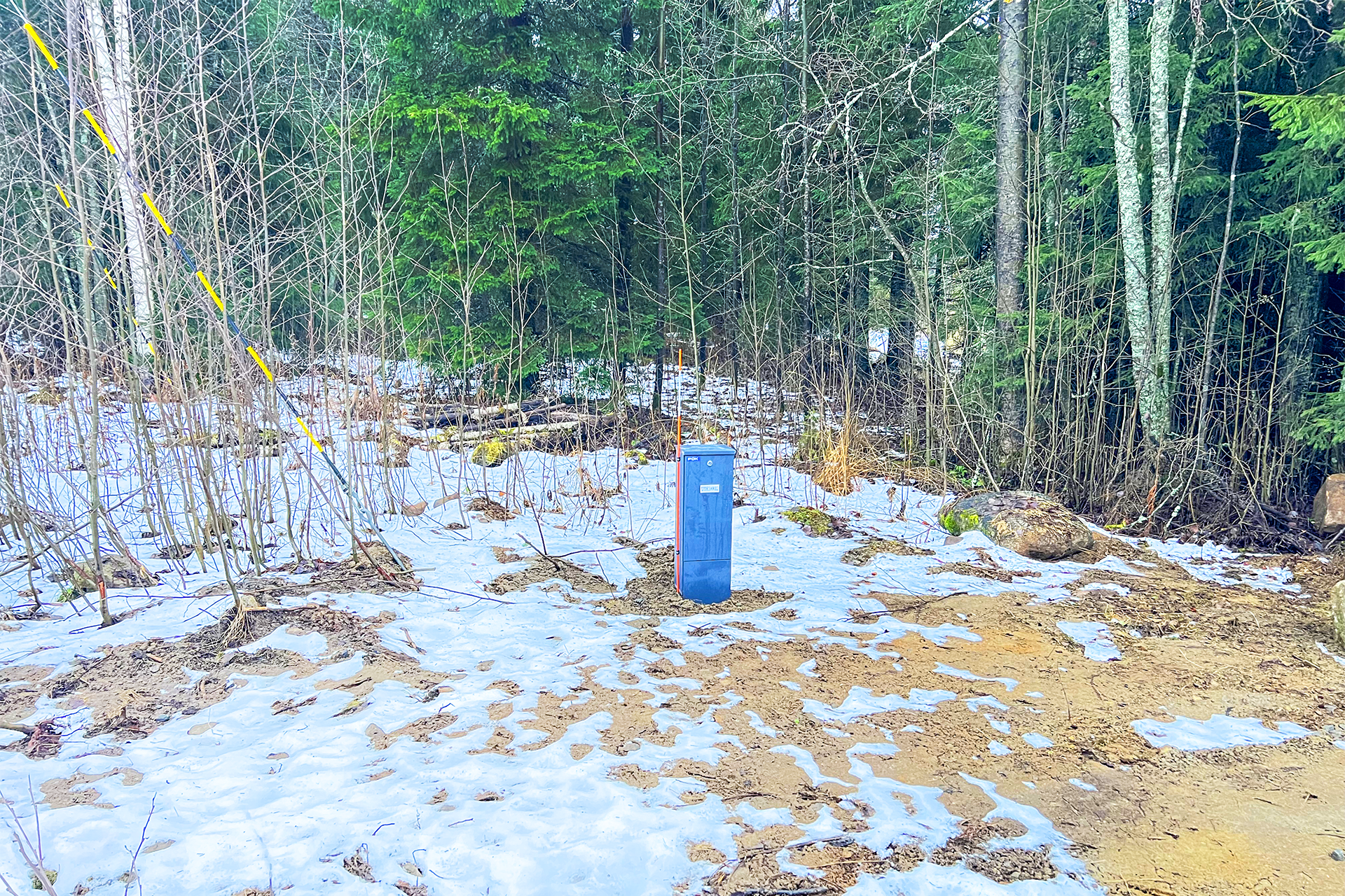 alueella vesi- ja viemäriliittymät