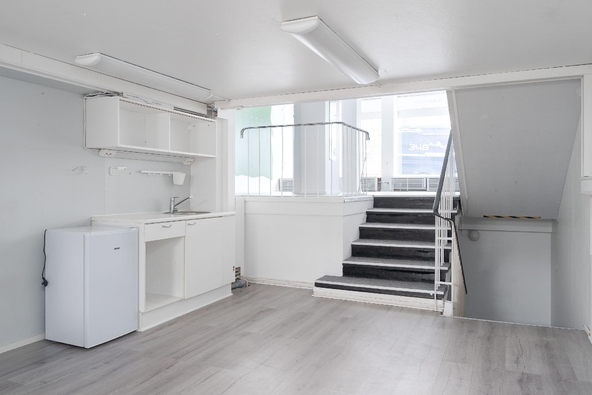 Mini keittiö mahdollista hyödyntää taukotilana tai tarjoiluun