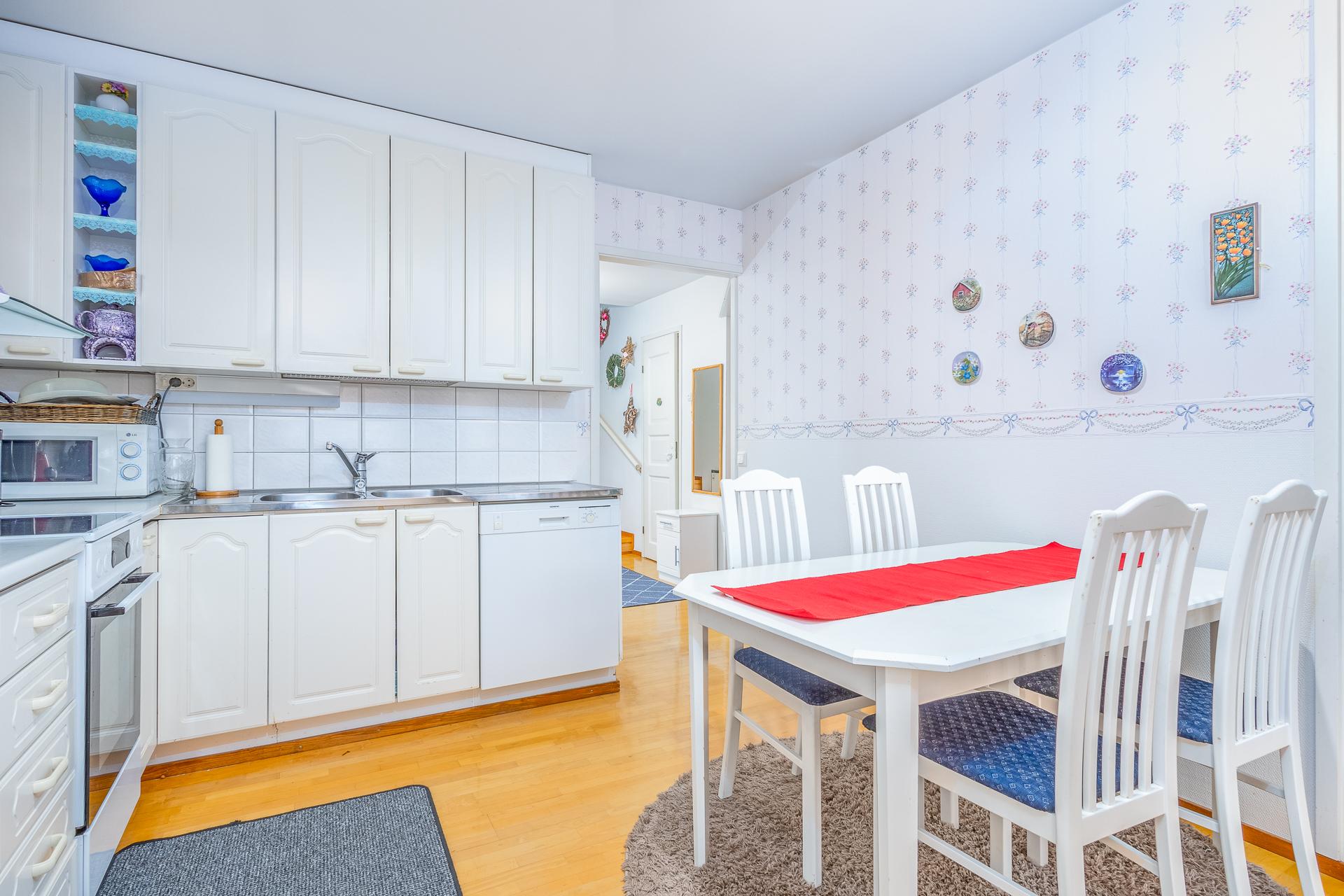 keittiössä tila ruokaryhmälle