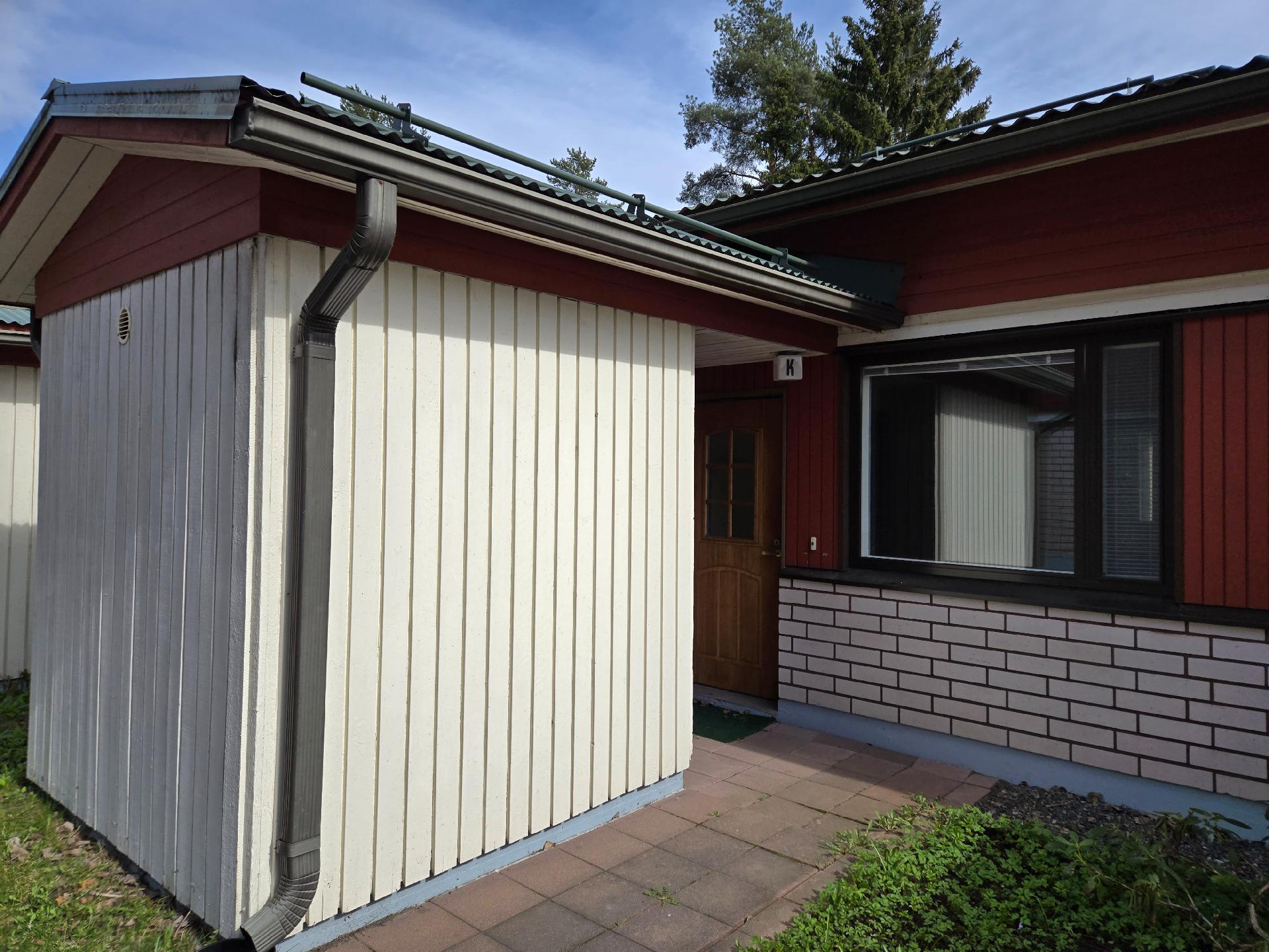 Asunnon yhteydessä ulkovarasto