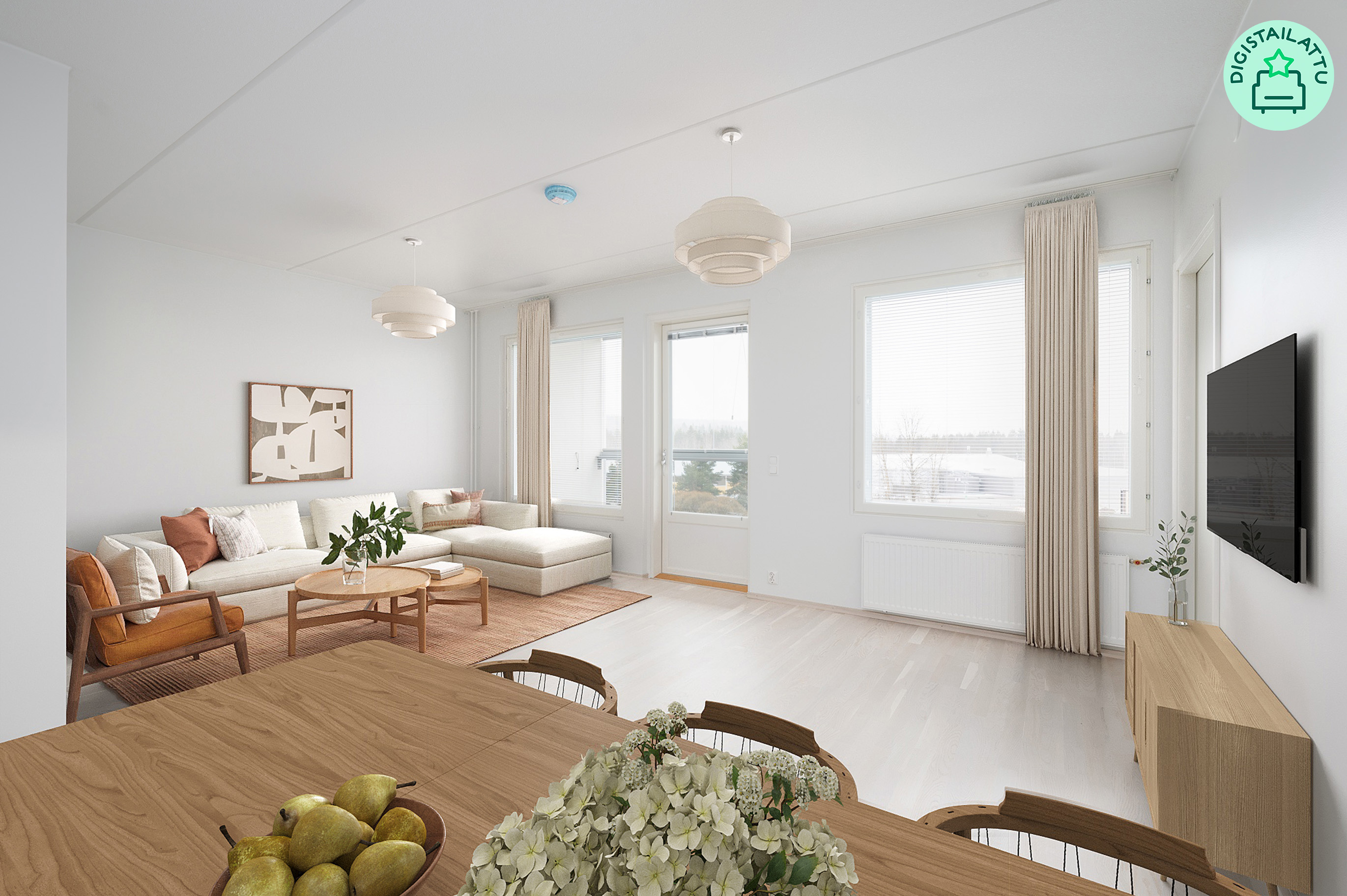 Kolmio 67 m²