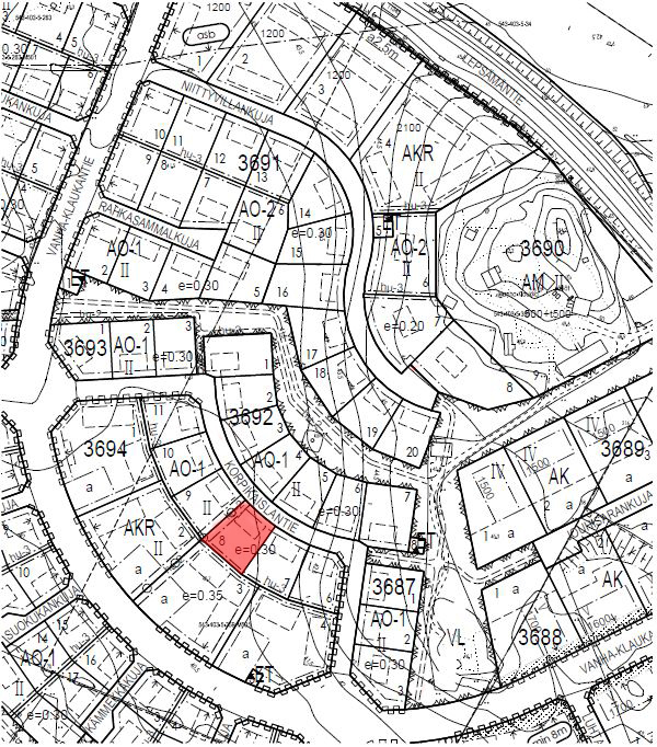 Korpikaislantie K3694 , Klaukkala, Nurmijärvi