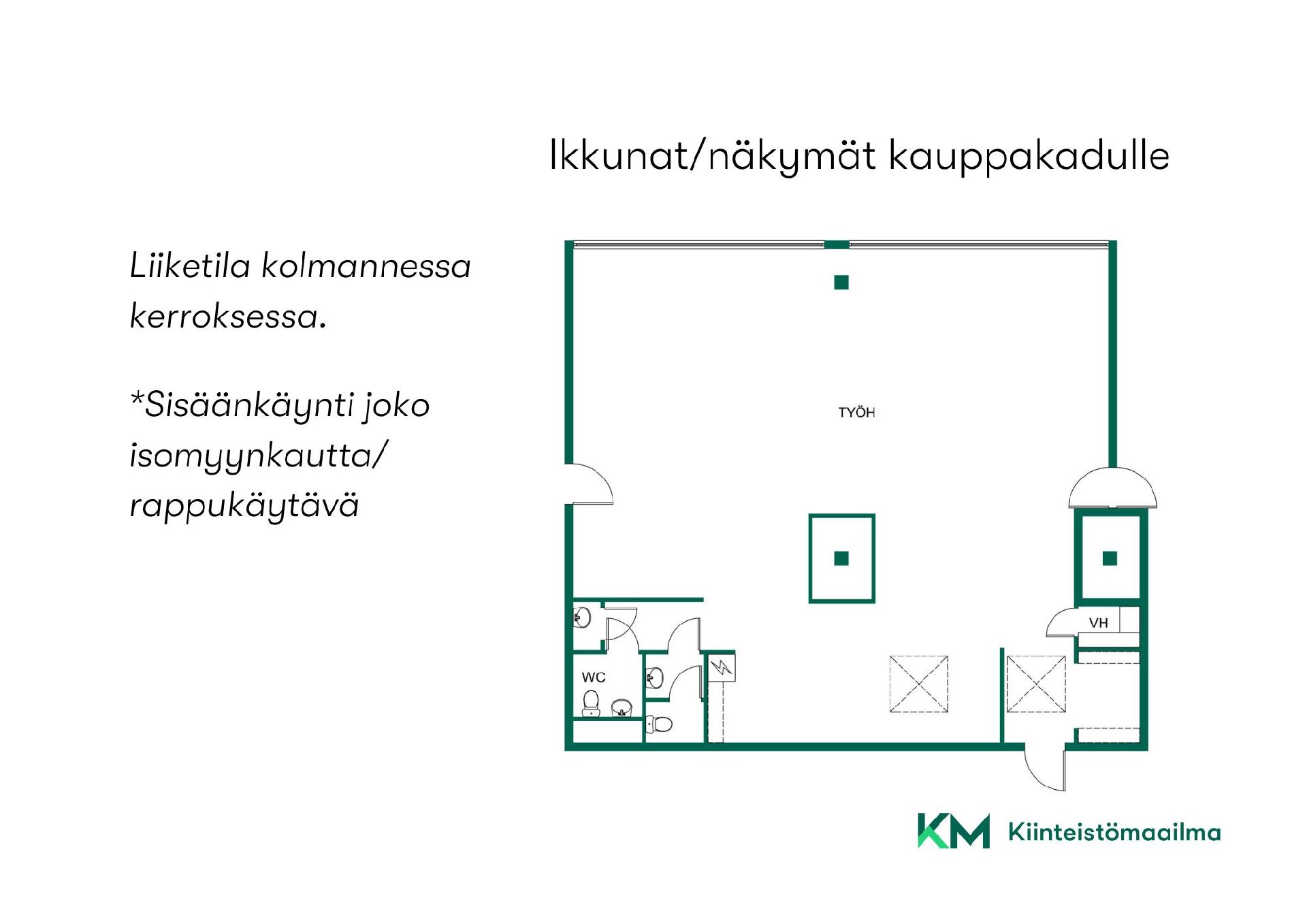 Asunnon pohjakuva