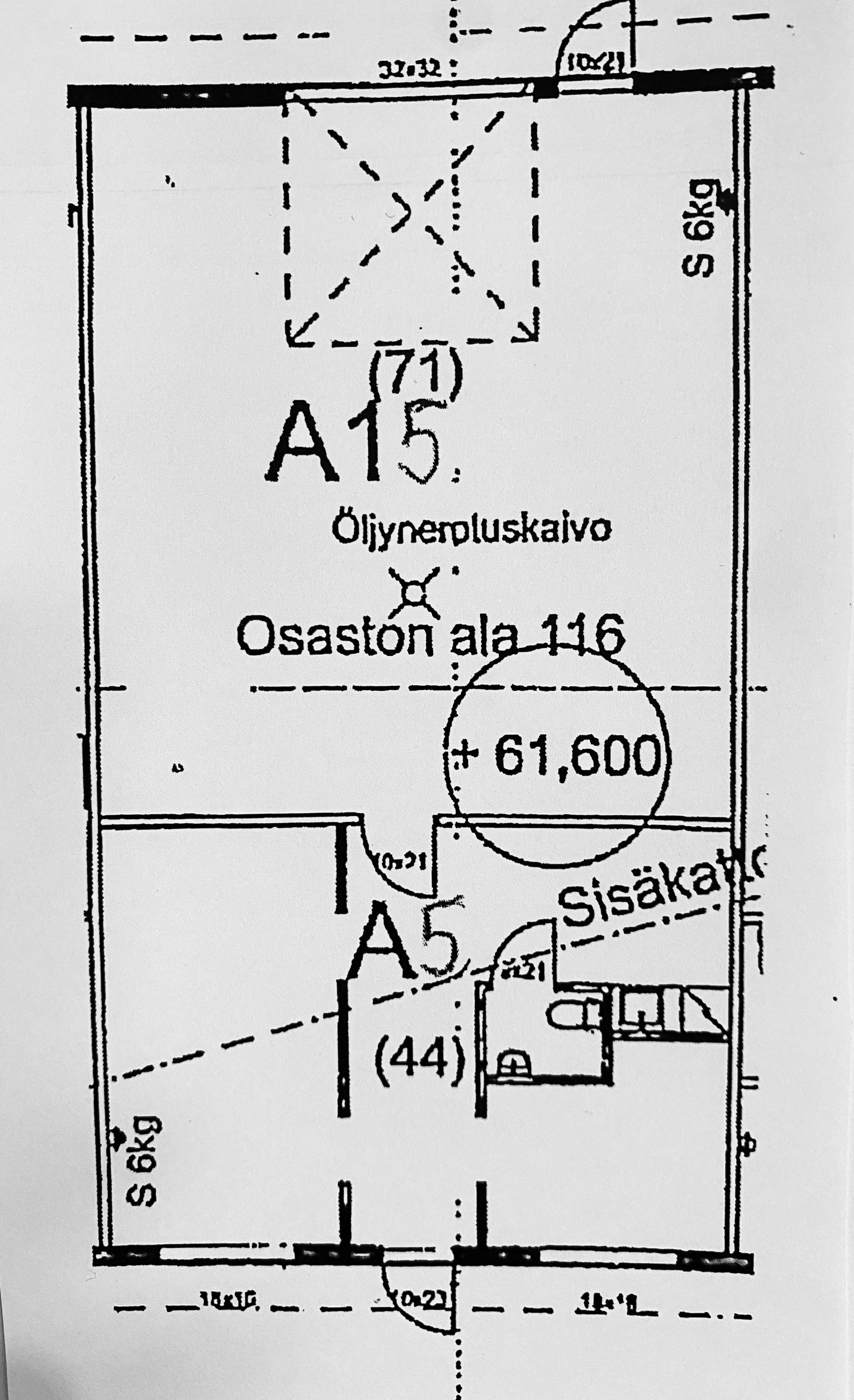 Asunnon pohjakuva
