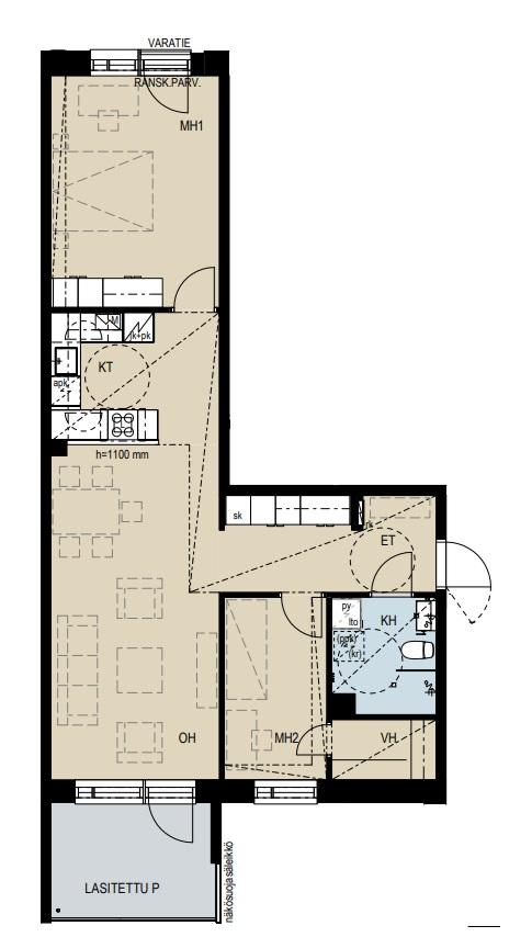 Bertha Pauligin katu 2a A 7, Aurinkolahti, Helsinki