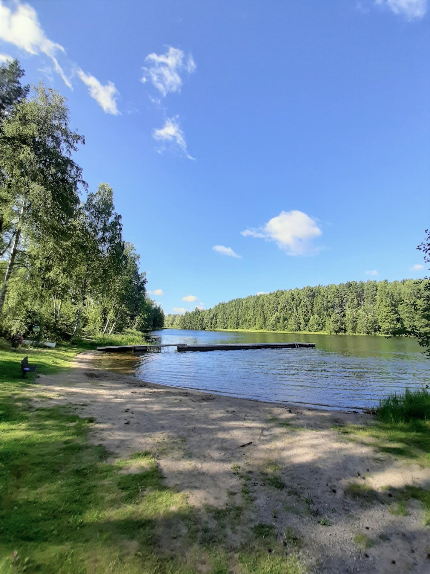 Haapaniemen uimaranta ihan lähellä