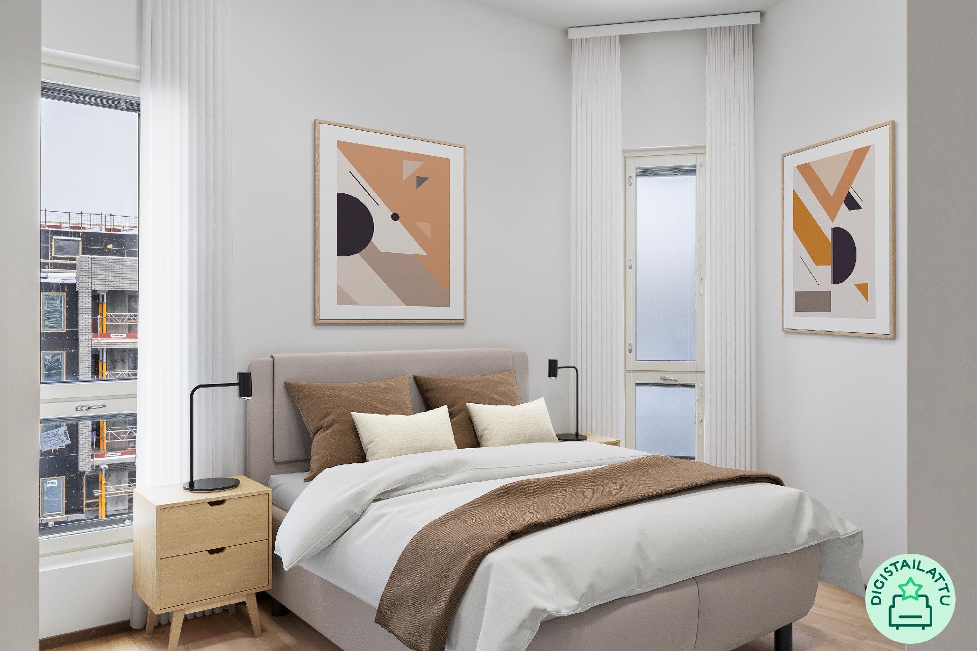 Digistailattu päämakuuhuone