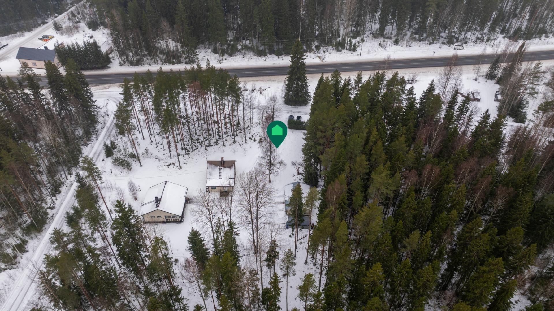 Valtatielle ei ole pitkä matka