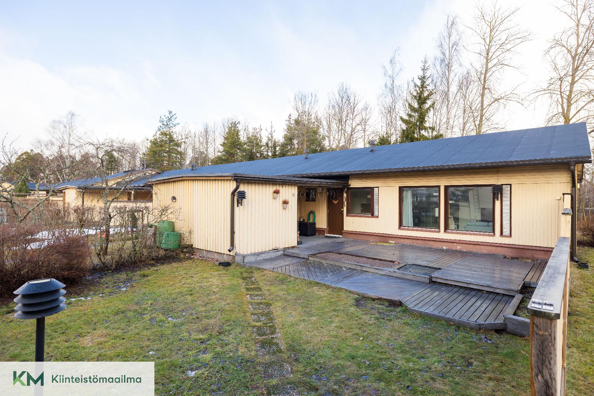 Pihalla on tilaa myös istutuksille