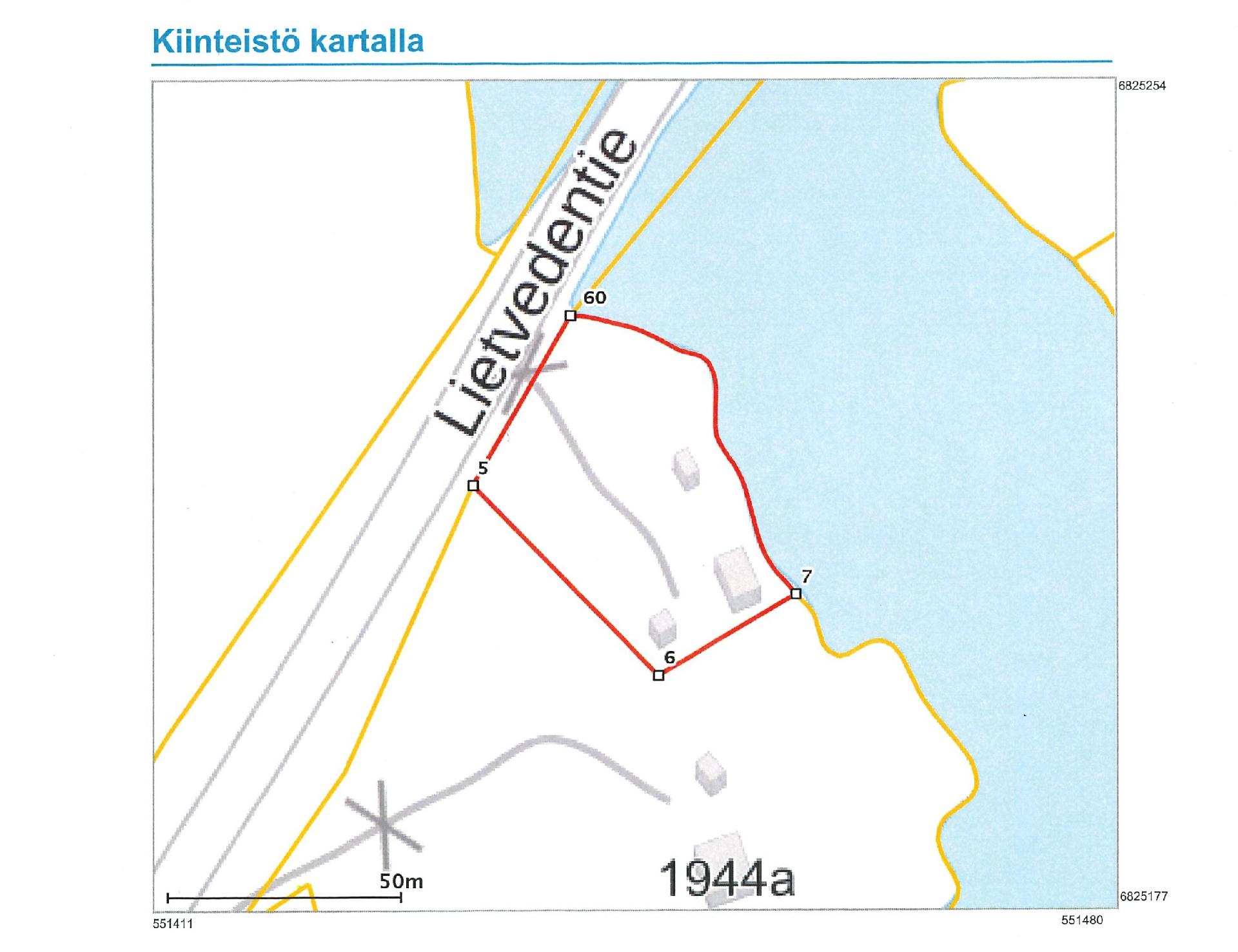 Asunnon pohjakuva