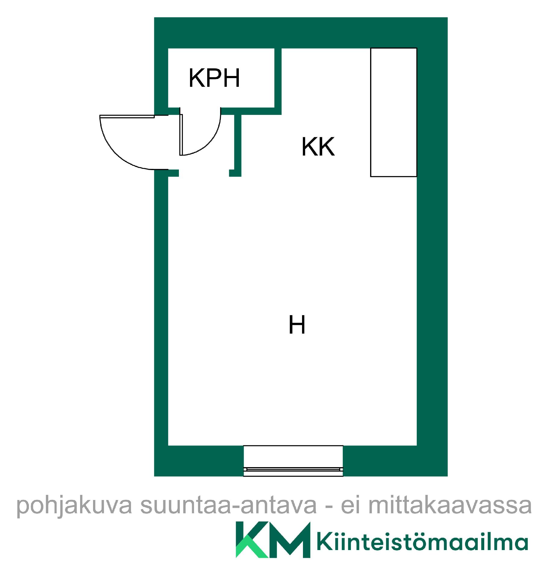Asunnon pohjakuva