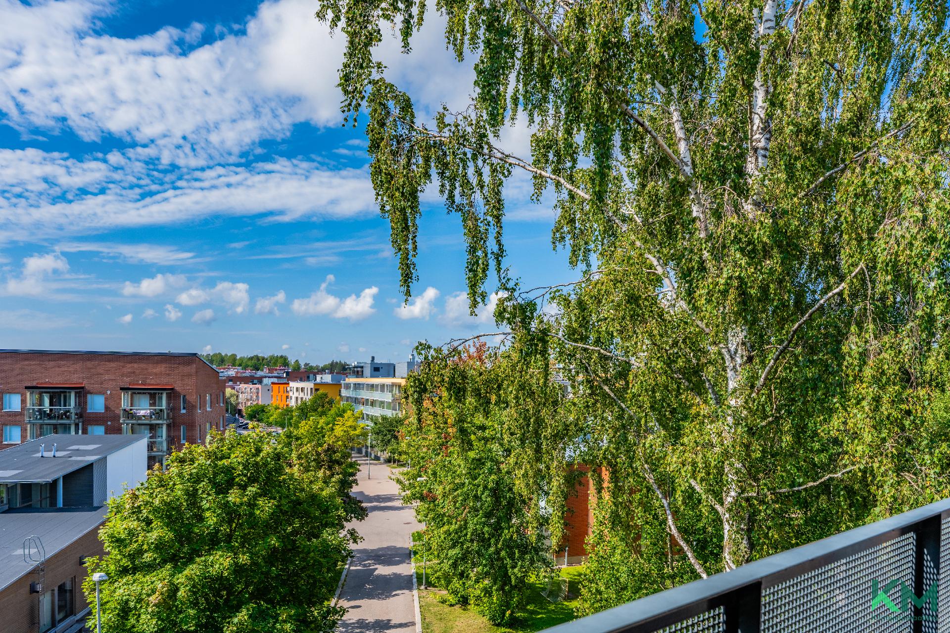 Yläkerran parvekkeen näkymät