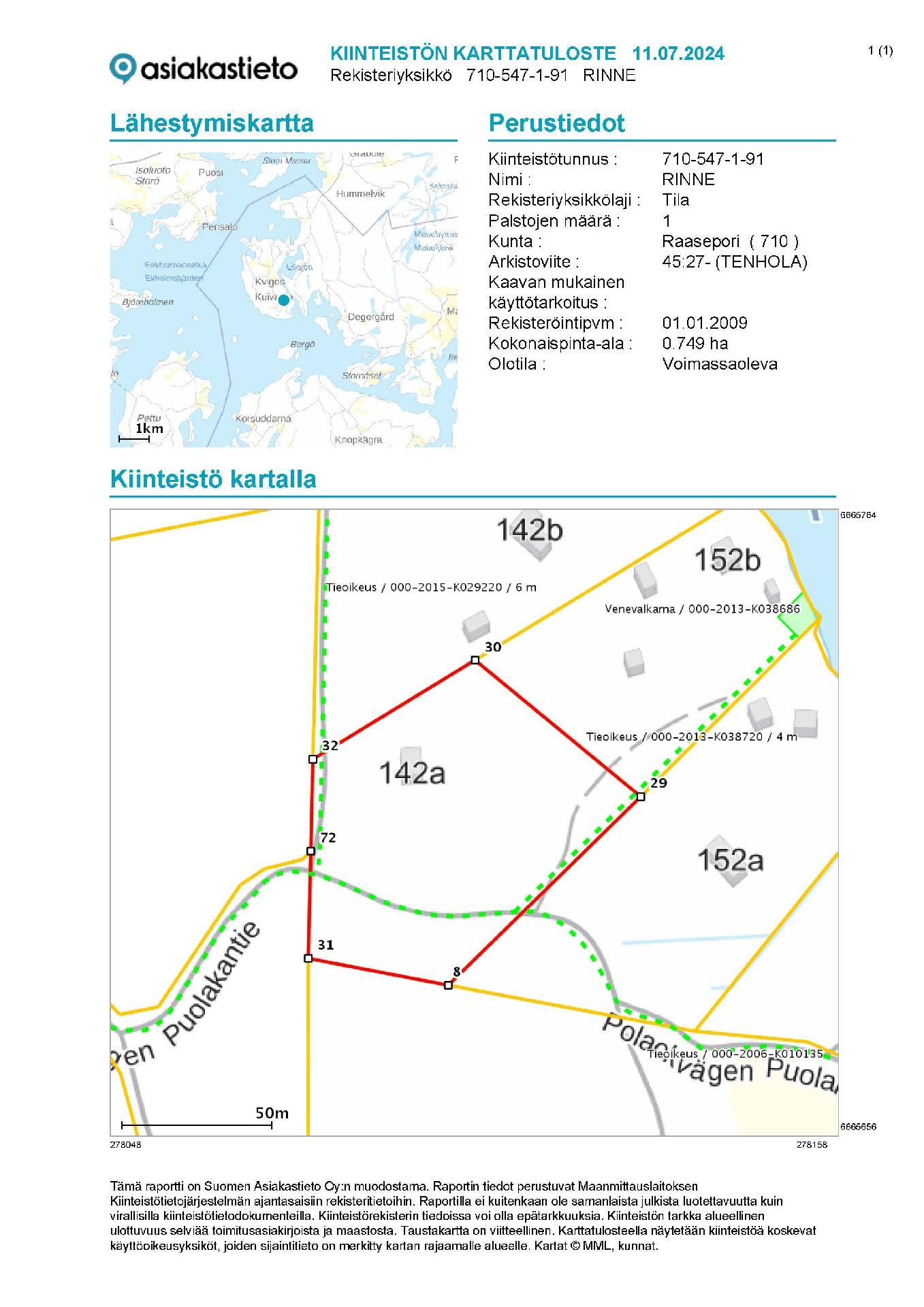 Puolakantie 142 A, Raasepori