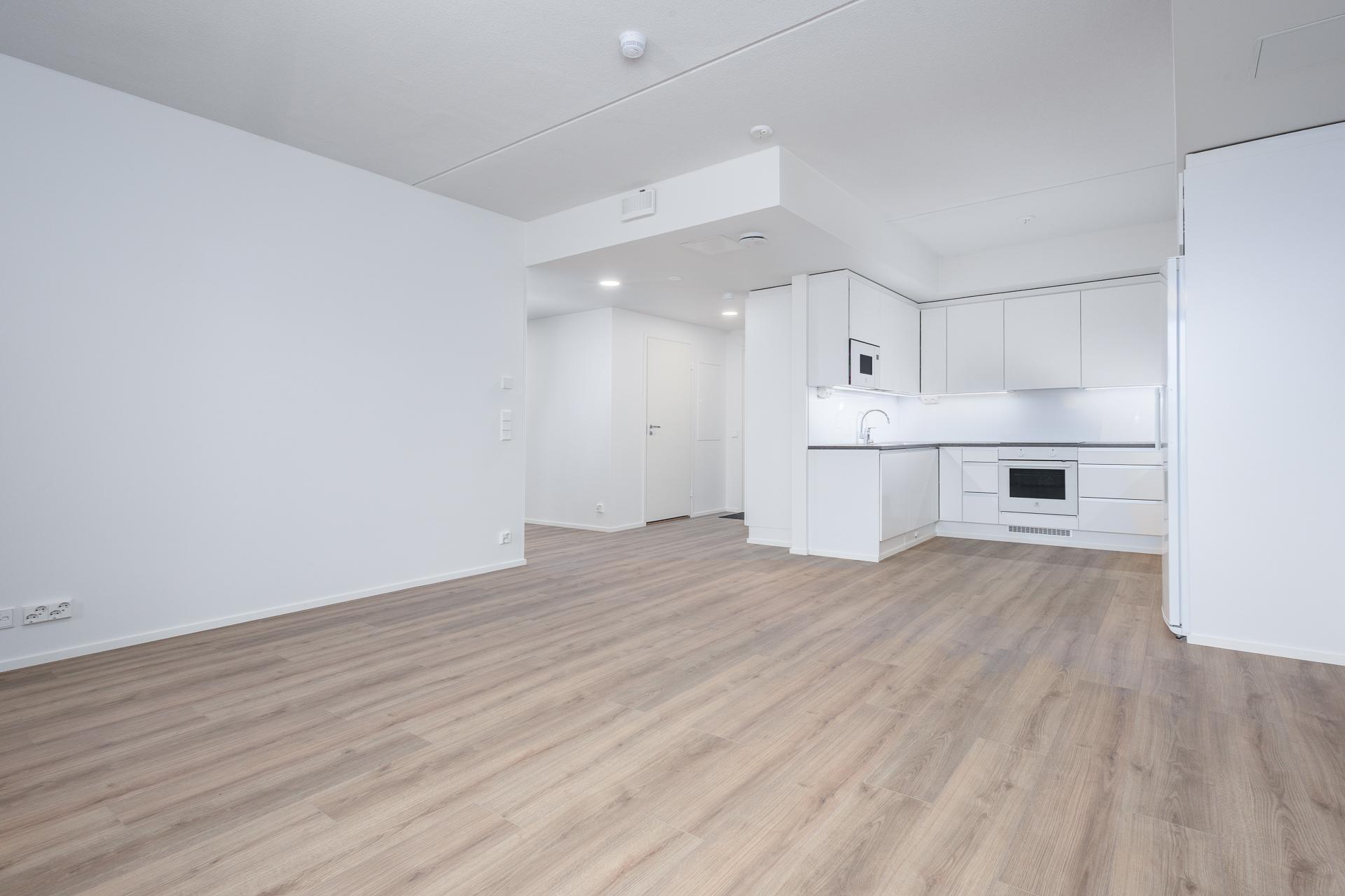 olohuone/avokeittiö