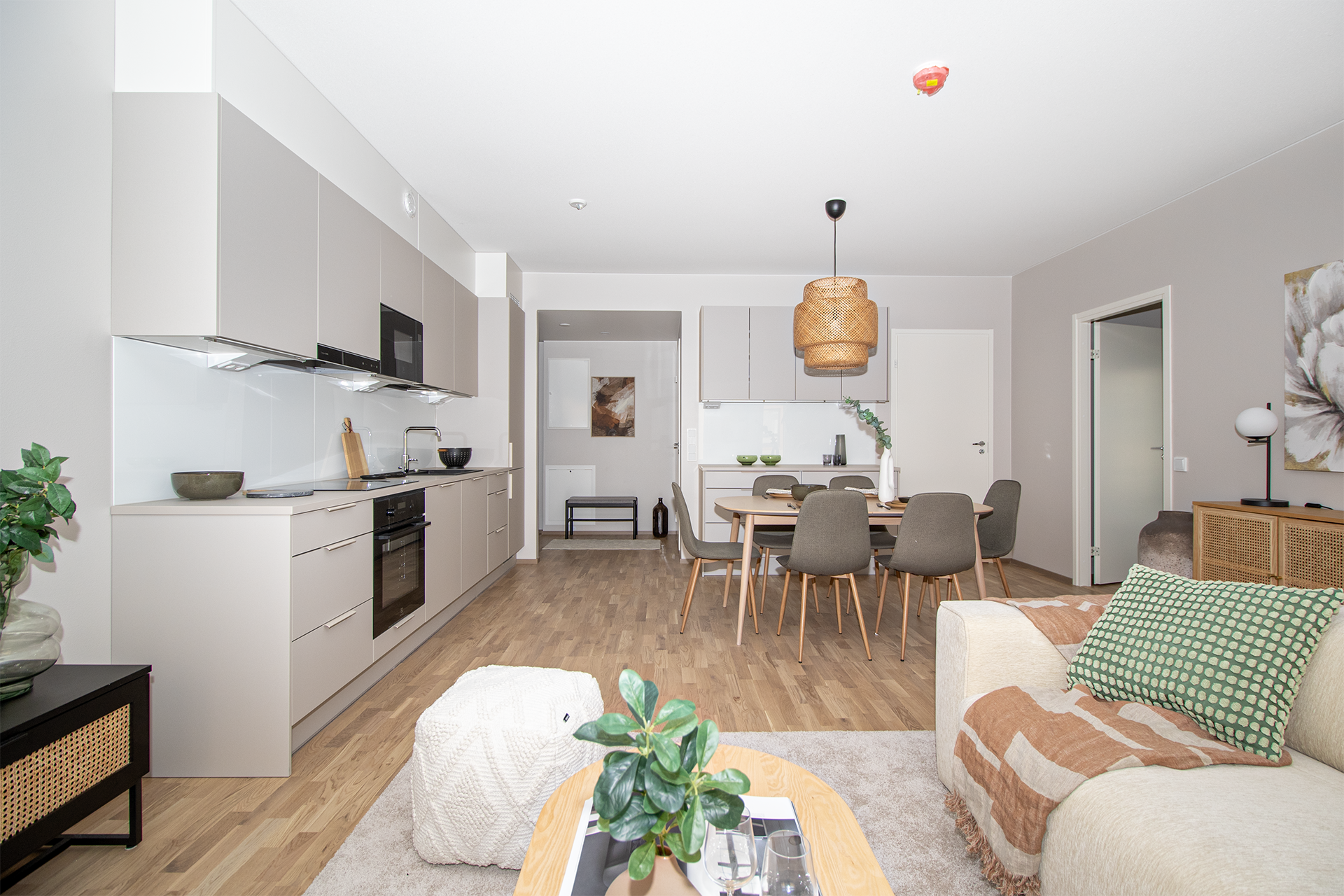 Valmiin C 4 huoneiston kuva.