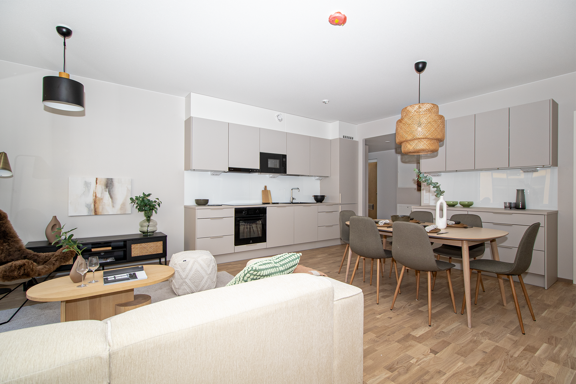 Kuva valmiista C 4 asunnosta.