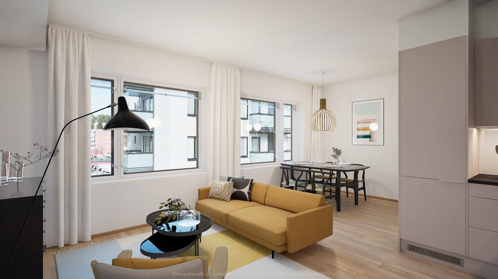 Visualisoitinkuva C 15 asunnosta.