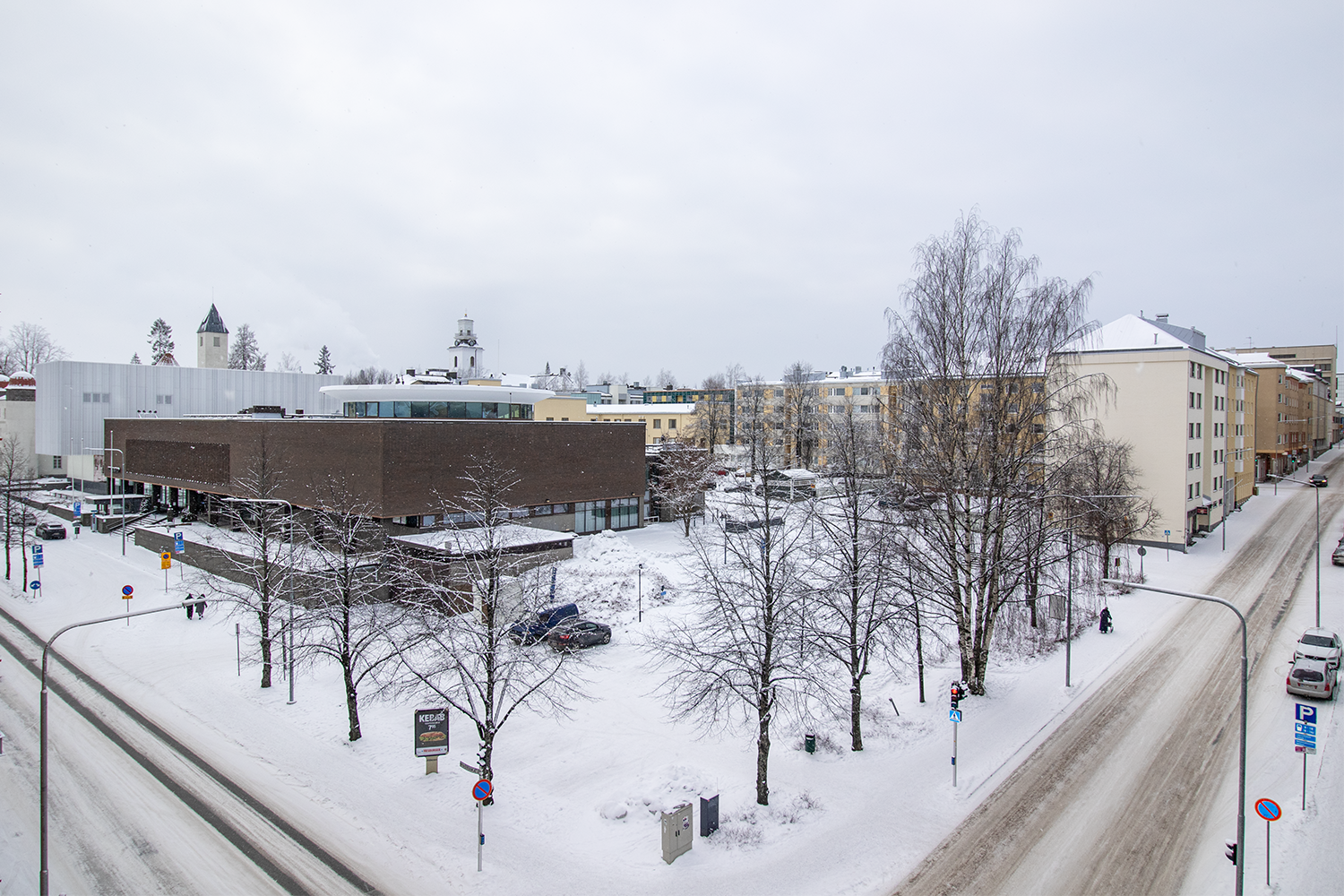 Näkymä parvekkeelta.