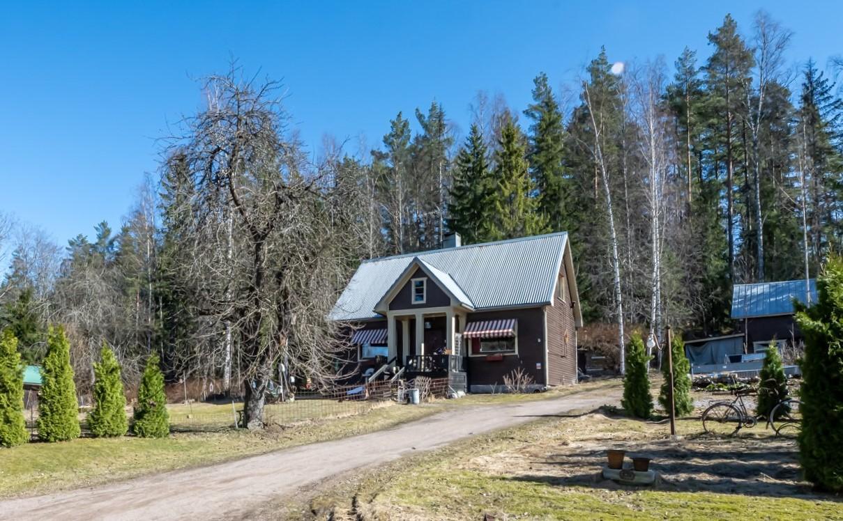 Mukavan kokoinen koti isolla 3130 m²:n tilalla lampinäkymin.