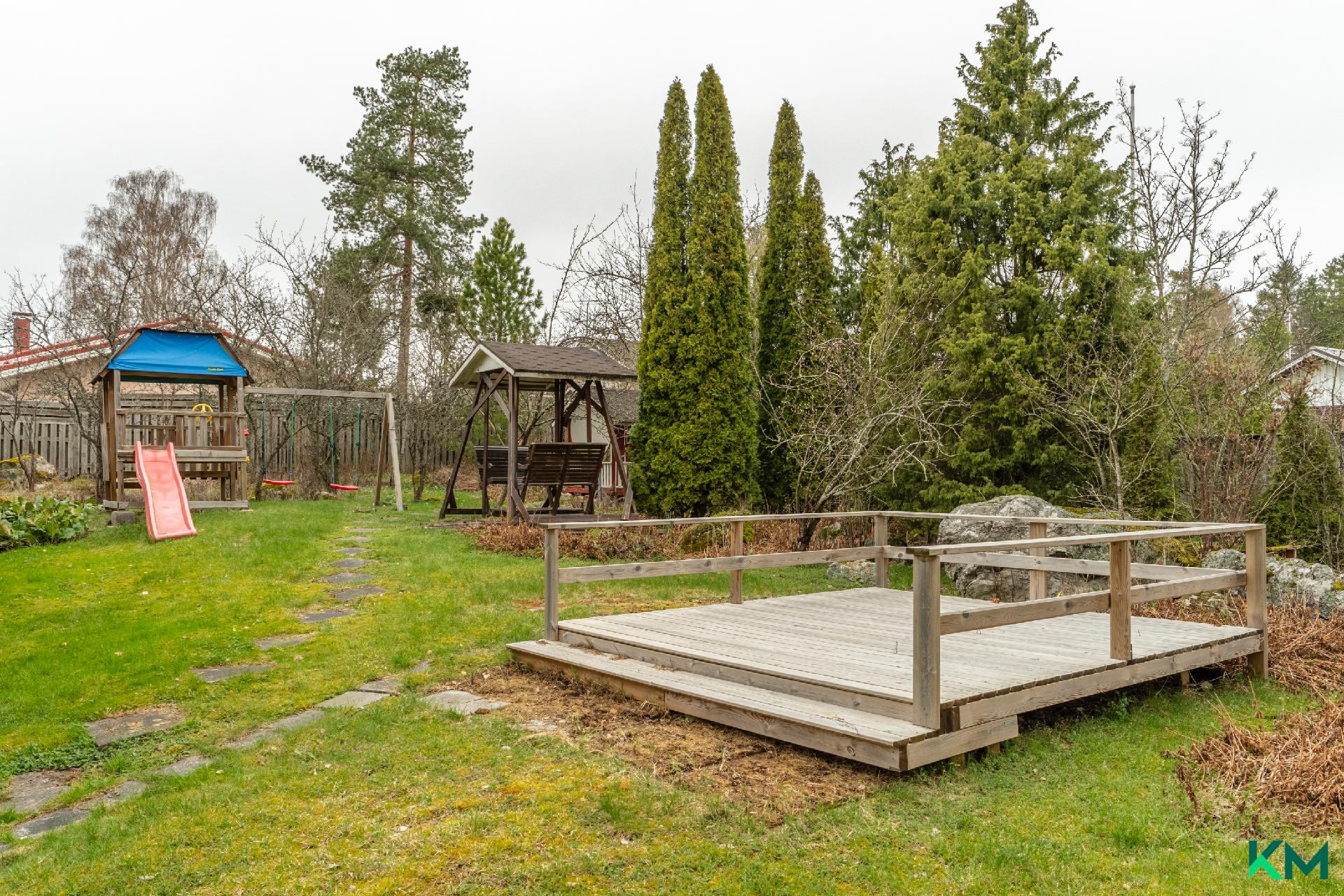 Isolla pihalla riittää tekemistä kaiken ikäisille!