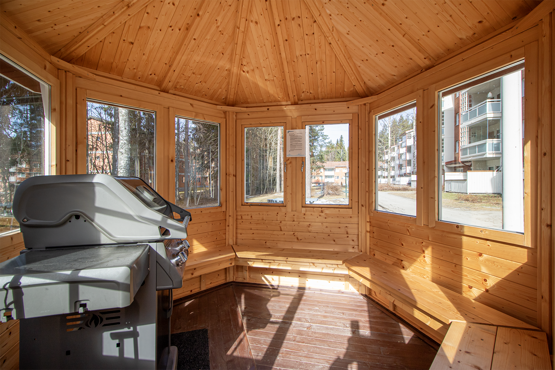 grillikatos asukkaiden käytössä